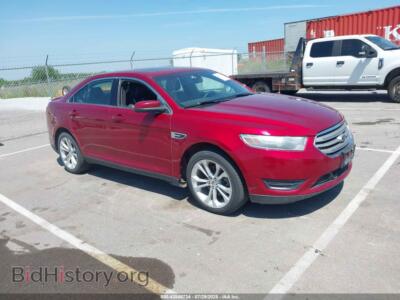 2013 Ford TAURUS SEL, темно-бордовый — VIN 1FAHP2E82DG157427, IAAI