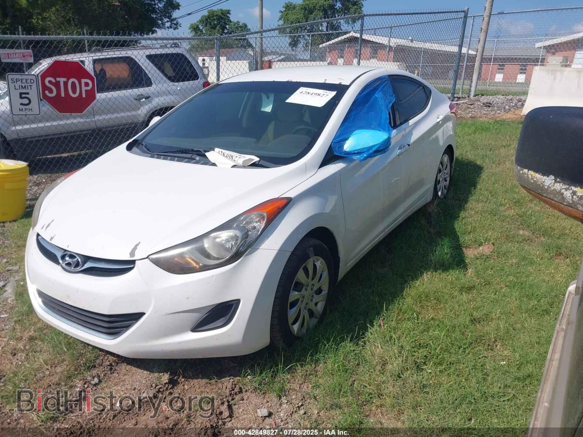 2012 HYUNDAI ELANTRA - VIN: 5NPDH4AEXCH068485 - Фото 2