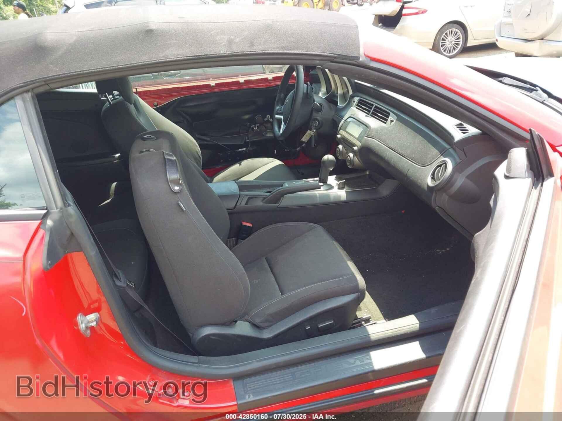 2012 CHEVROLET CAMARO - VIN: 2G1FB3D34C9209433 - Фото 5