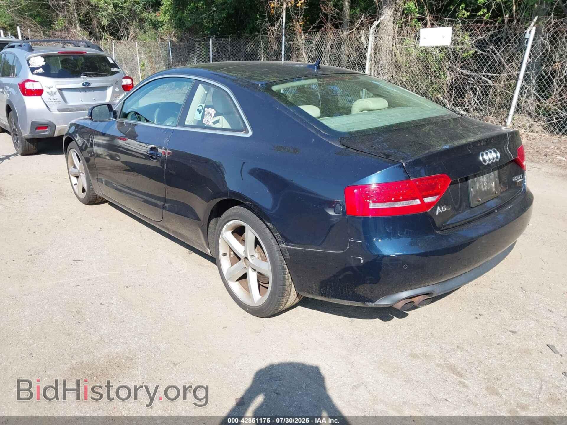 2010 AUDI A5 - VIN: WAULFAFR8AA013451 - Фото 3