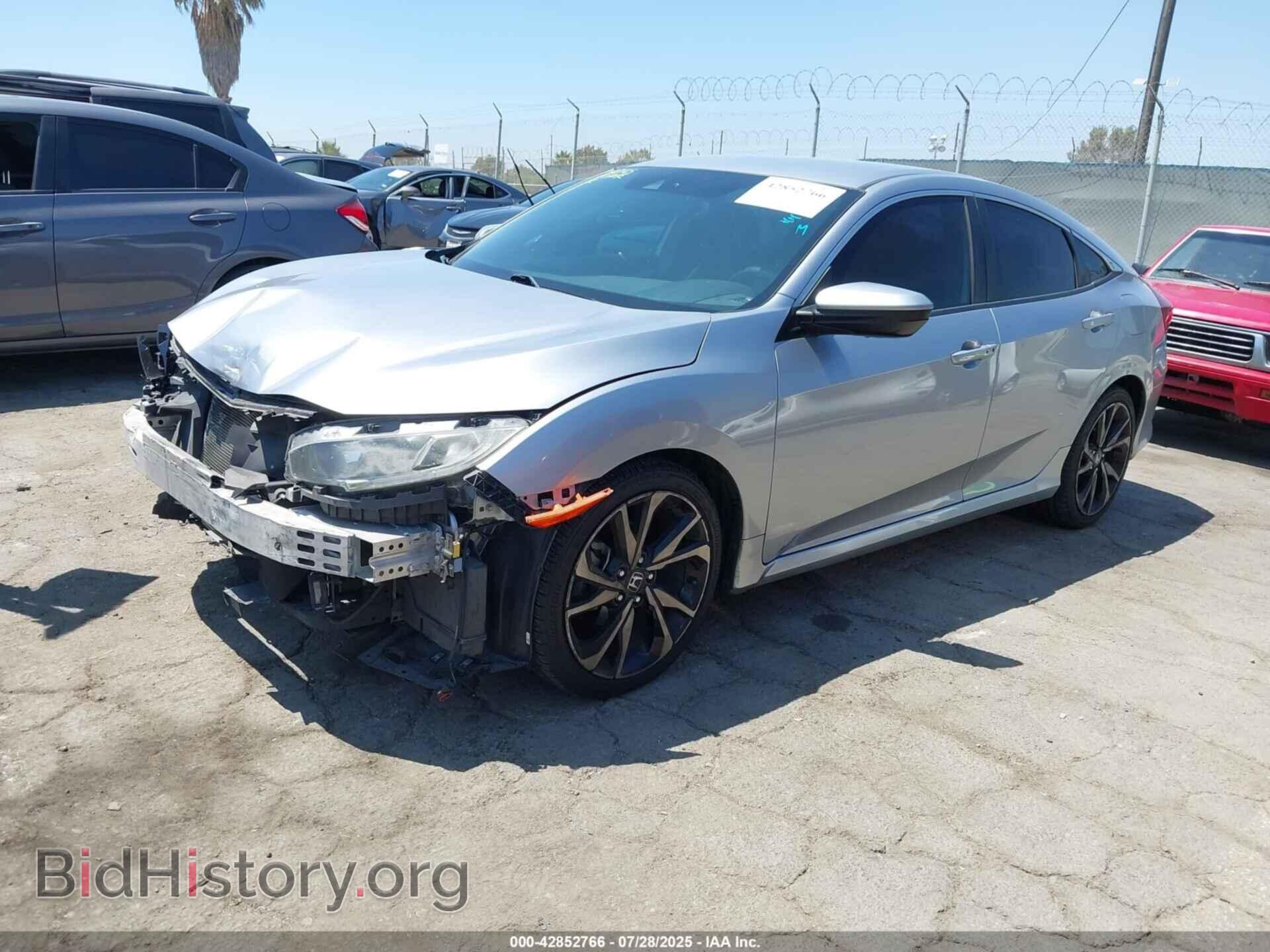2019 HONDA CIVIC - VIN: 2HGFC2F86KH518933 - Фото 2