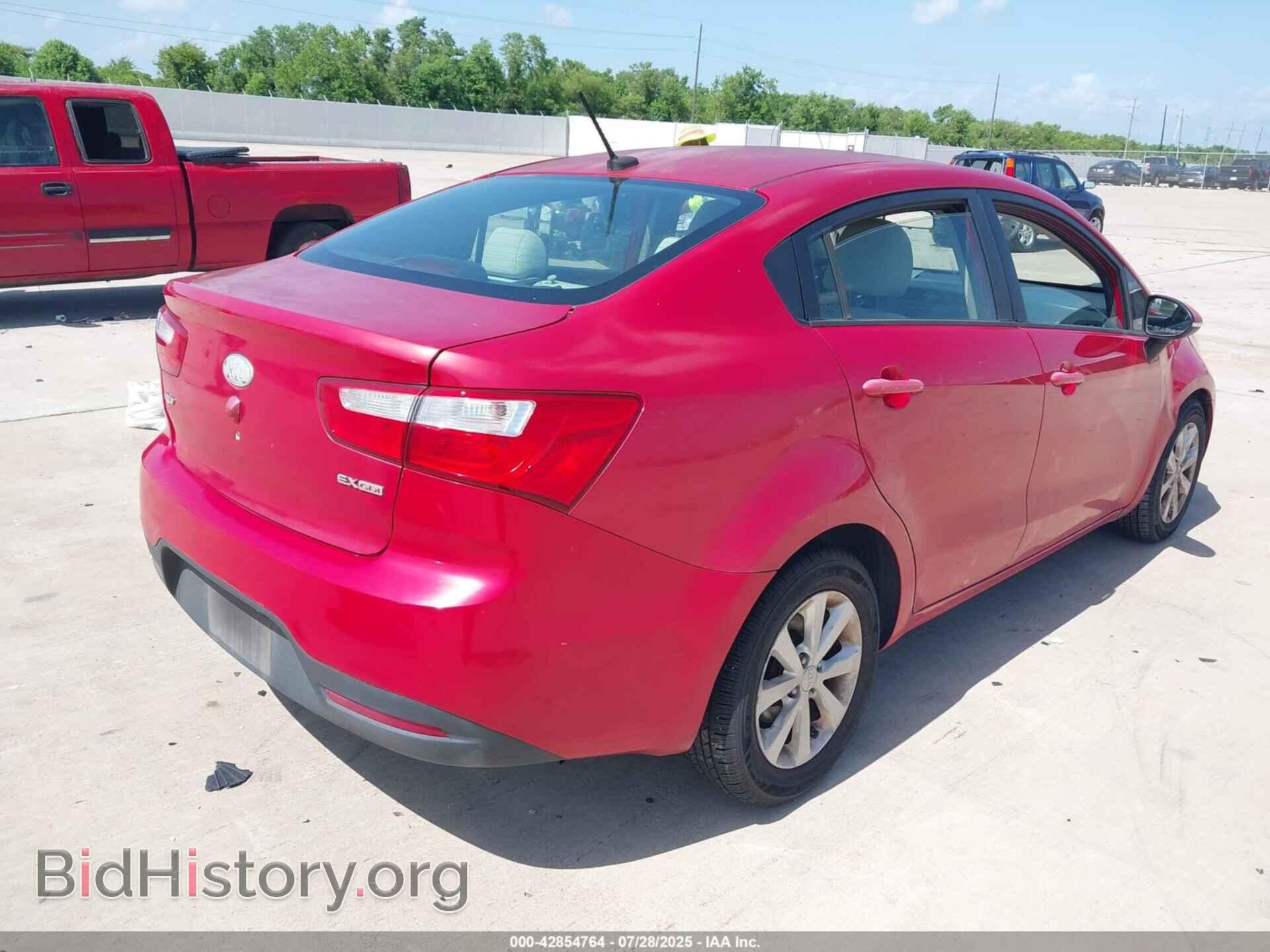 2013 KIA RIO - VIN: KNADN4A32D6208951 - Фото 4