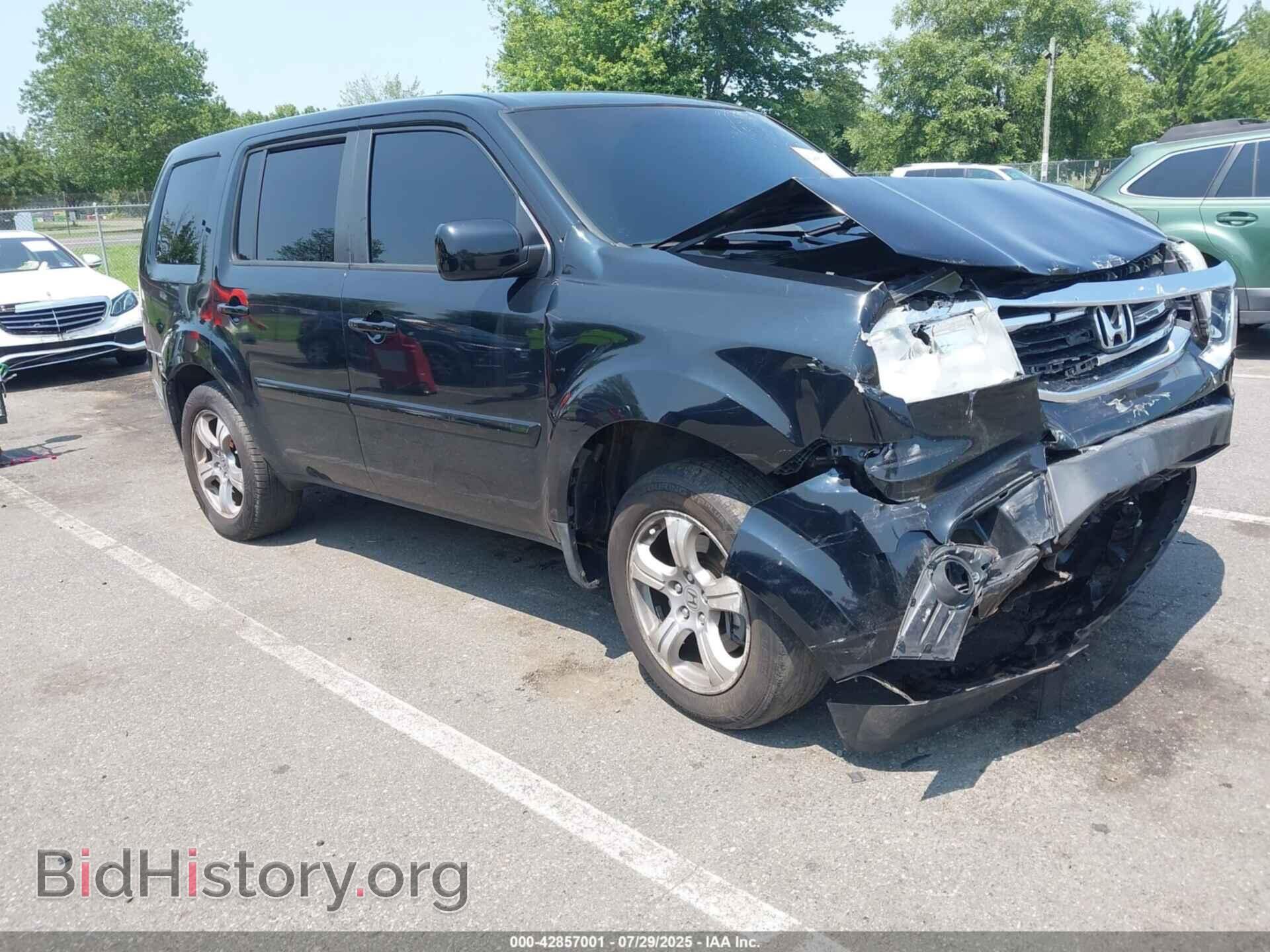 Фотография 5FNYF4H41CB034695 - HONDA PILOT 2012