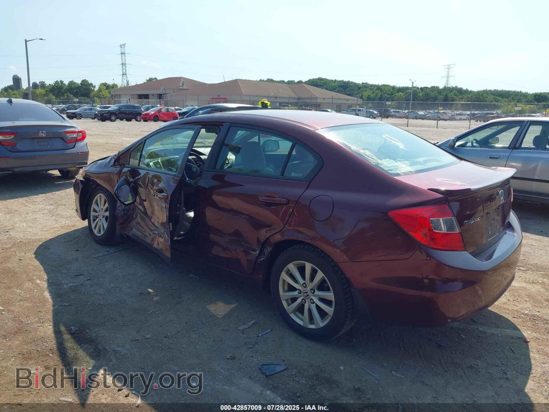 2012 HONDA CIVIC - VIN: 19XFB2F97CE000496 - Фото 3