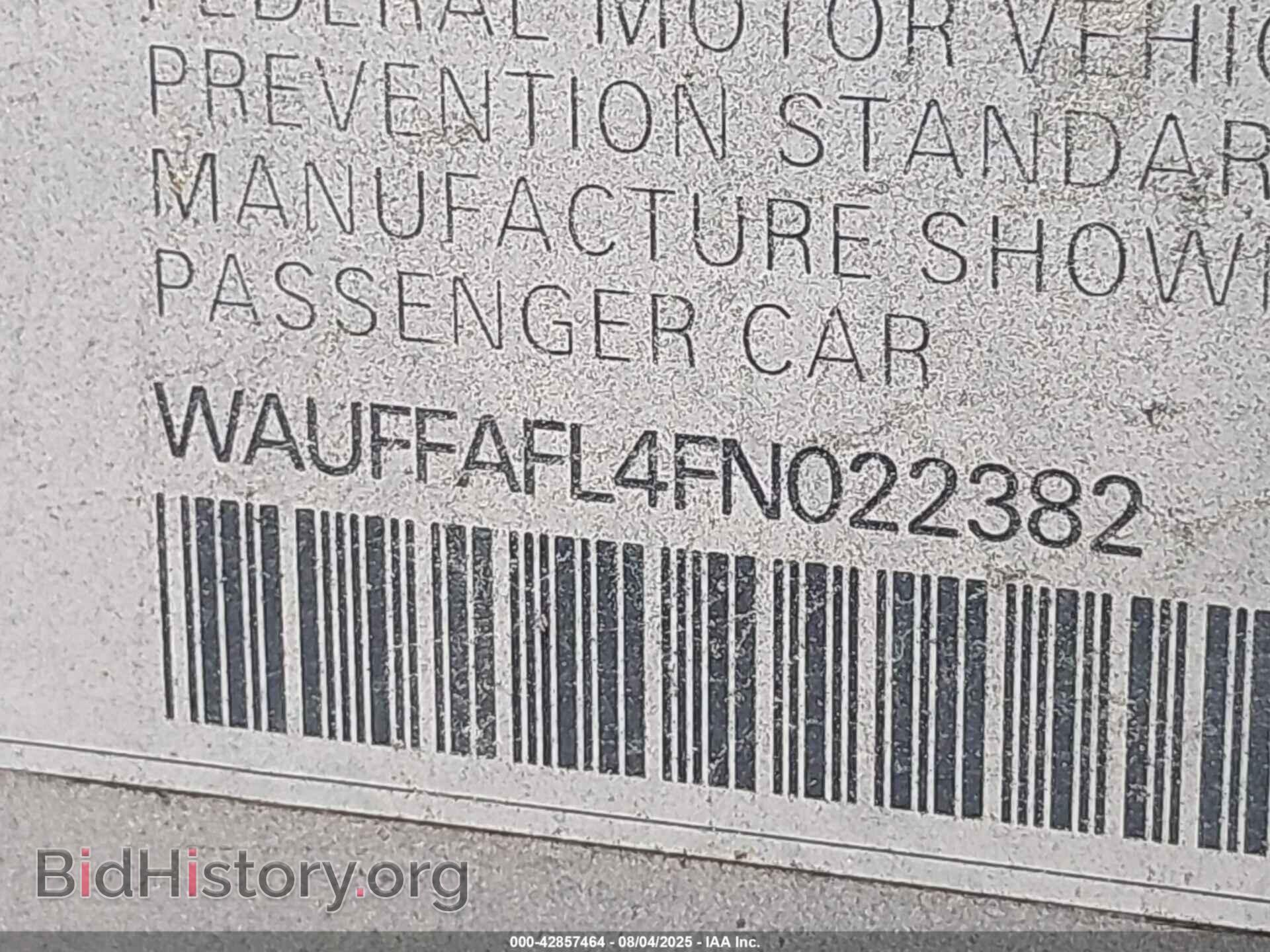 2015 AUDI A4 - VIN: WAUFFAFL4FN022382 - Фото 9