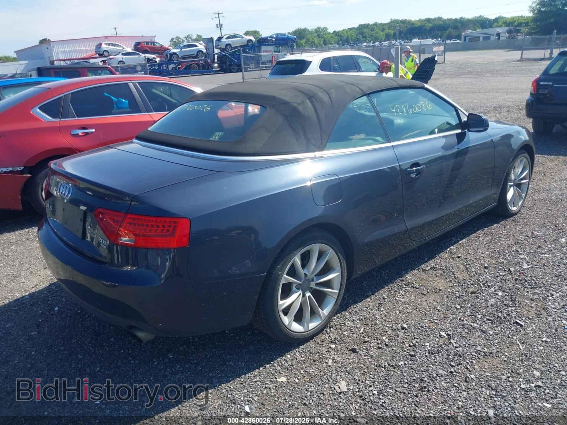 2013 AUDI A5 - VIN: WAULFAFH2DN003700 - Фото 4