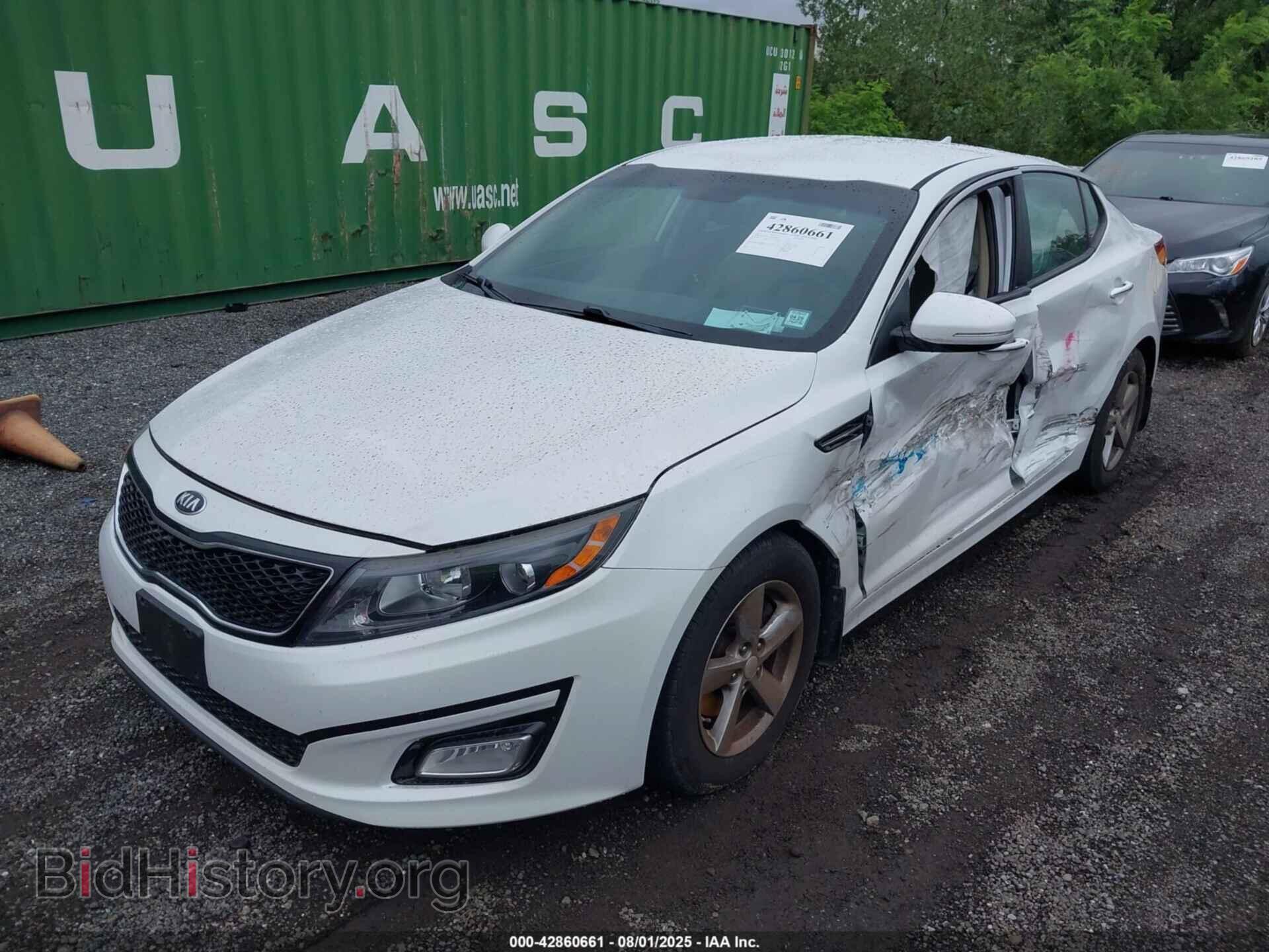 2014 KIA OPTIMA - VIN: 5XXGM4A72EG350502 - Фото 2