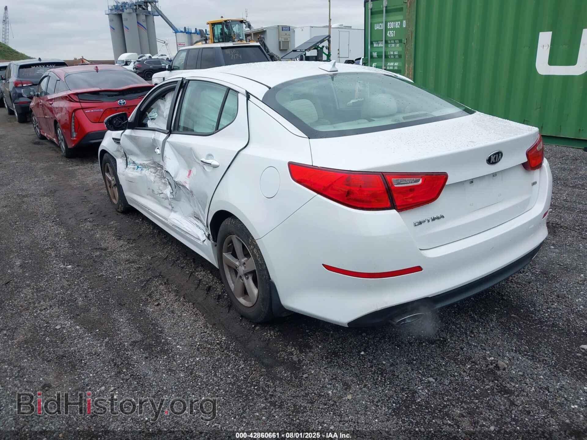2014 KIA OPTIMA - VIN: 5XXGM4A72EG350502 - Фото 3