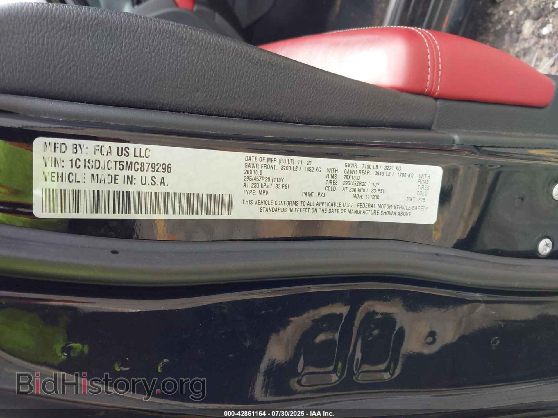 2021 DODGE DURANGO - VIN: 1C4SDJCT5MC879296 - Photo 9