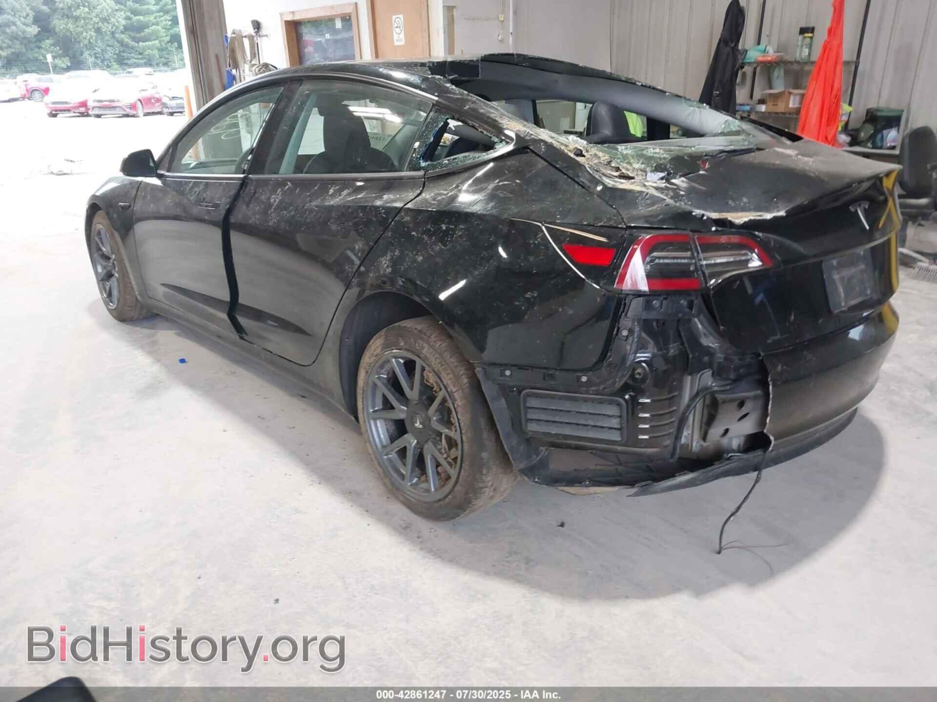 2022 TESLA MODEL 3 - VIN: 5YJ3E1EA8NF344870 - Фото 3