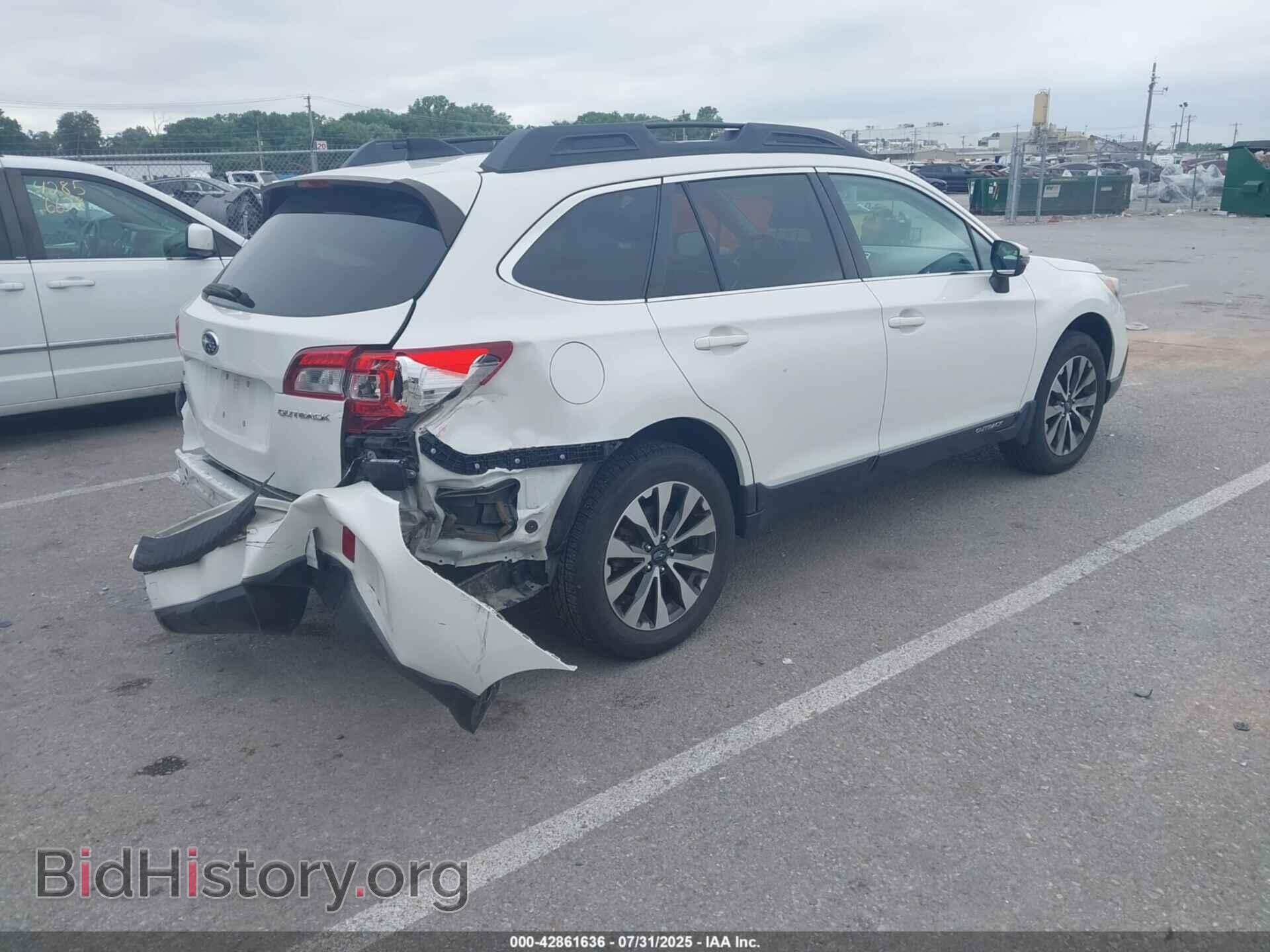 2016 SUBARU OUTBACK - VIN: 4S4BSBNC2G3326310 - Photo 4
