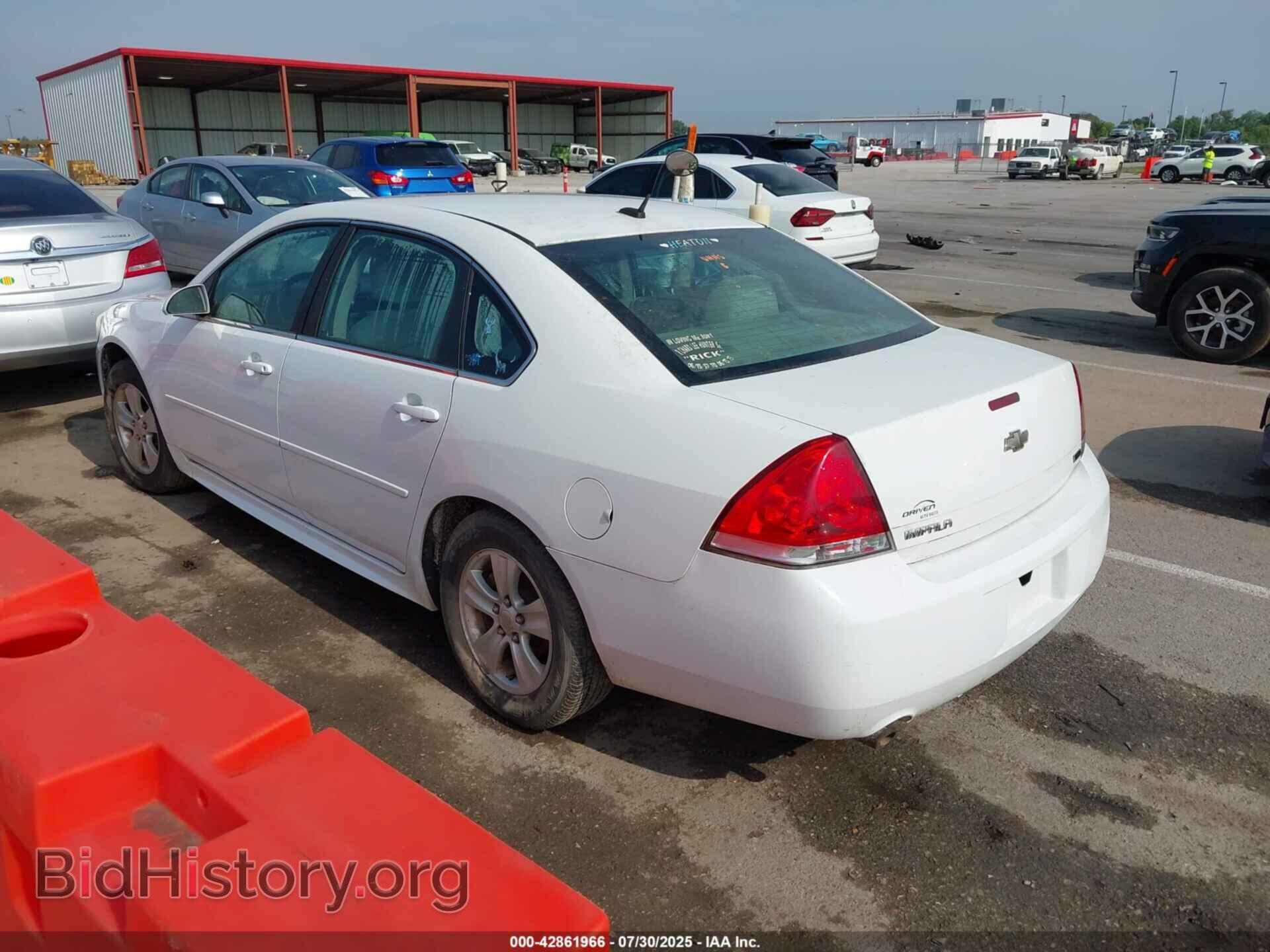 2012 CHEVROLET IMPALA - VIN: 2G1WA5E34C1155594 - Фото 3