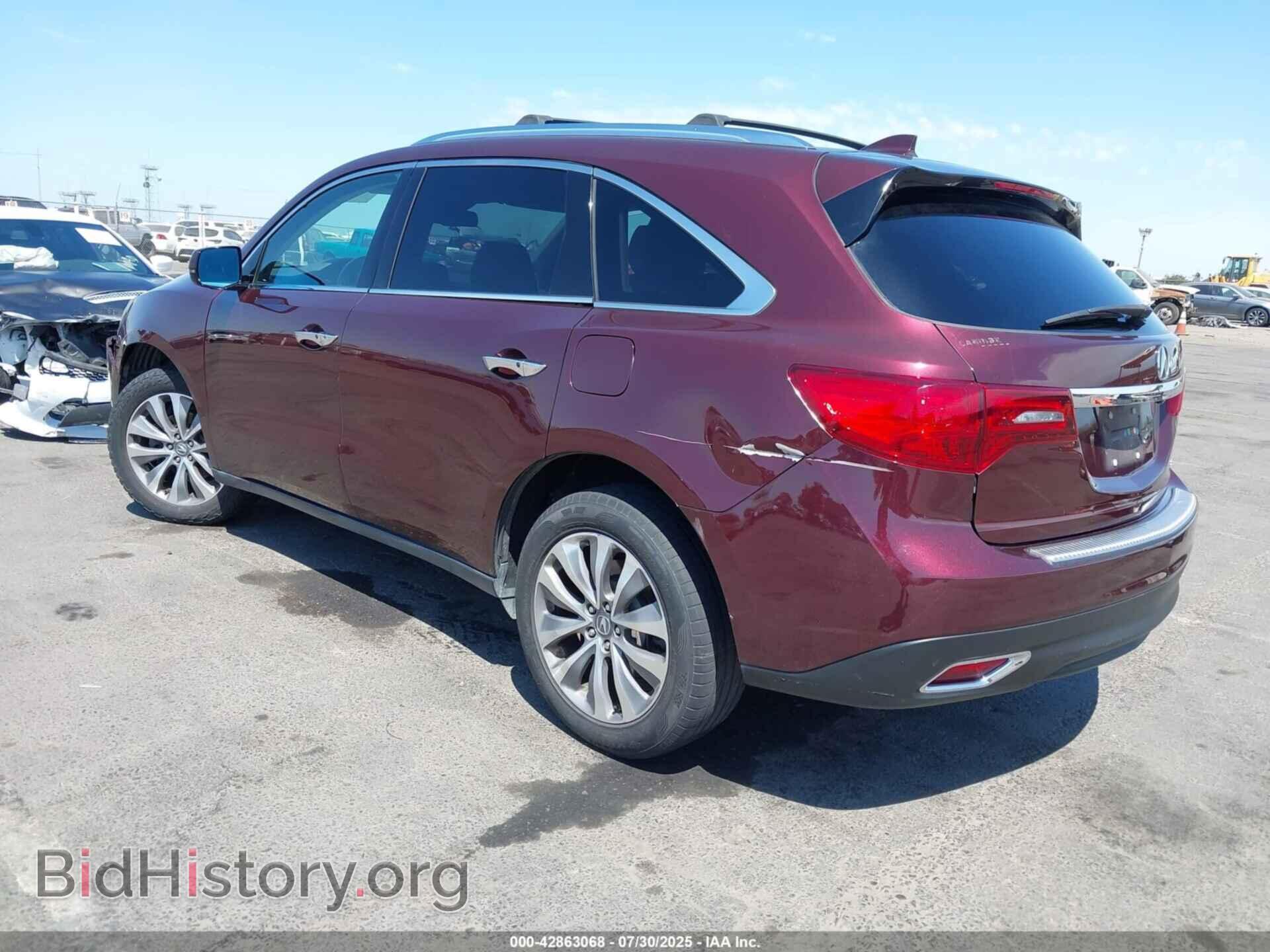 2015 ACURA MDX - VIN: 5FRYD4H44FB022212 - Фото 3