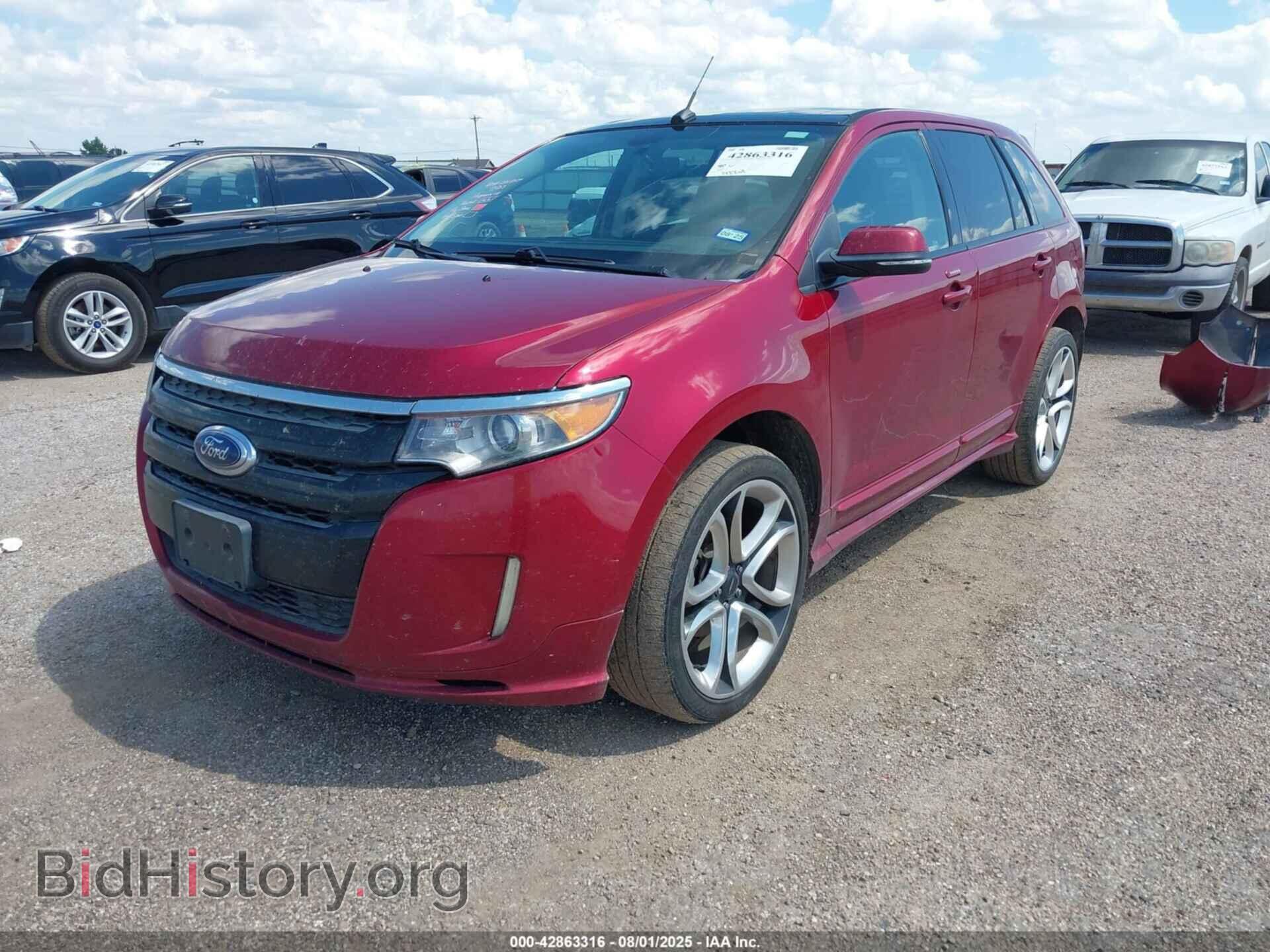 2014 FORD EDGE - VIN: 2FMDK4AKXEBA45791 - Фото 2