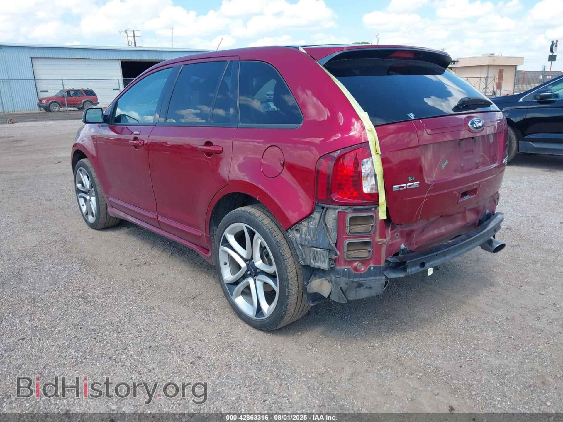 2014 FORD EDGE - VIN: 2FMDK4AKXEBA45791 - Фото 3