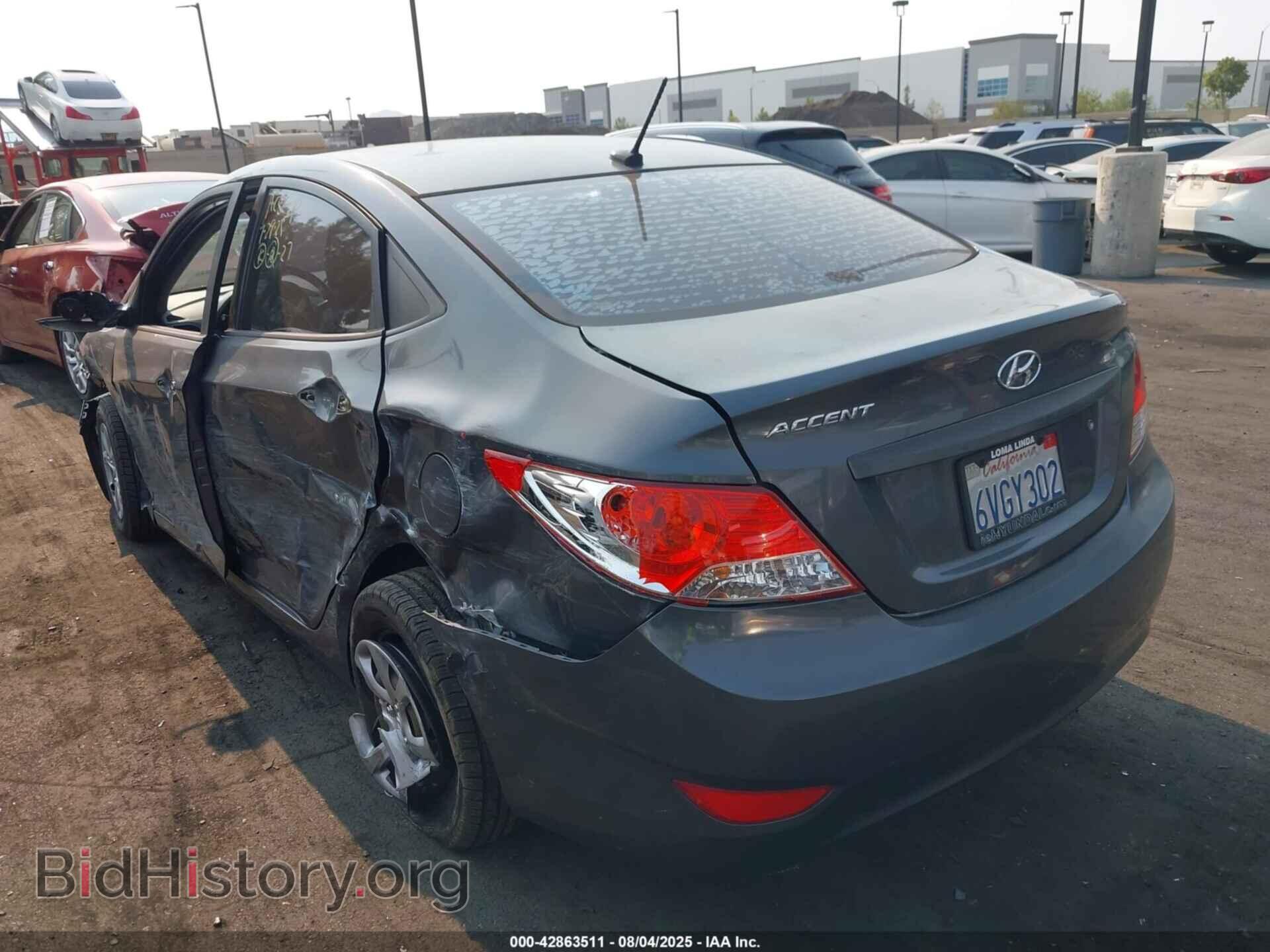 2012 HYUNDAI ACCENT - VIN: KMHCT4AE7CU219603 - Фото 3
