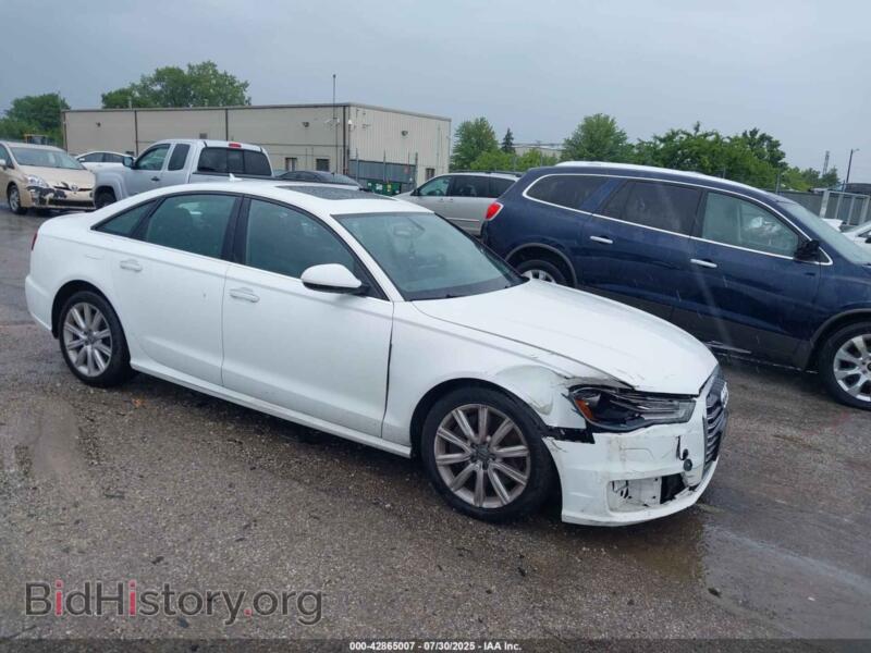 2016 Audi A6 2.0T Premium Plus (VIN WAUGFAFC9GN007351) — photo 1 of 16, IAAI, damage: front end