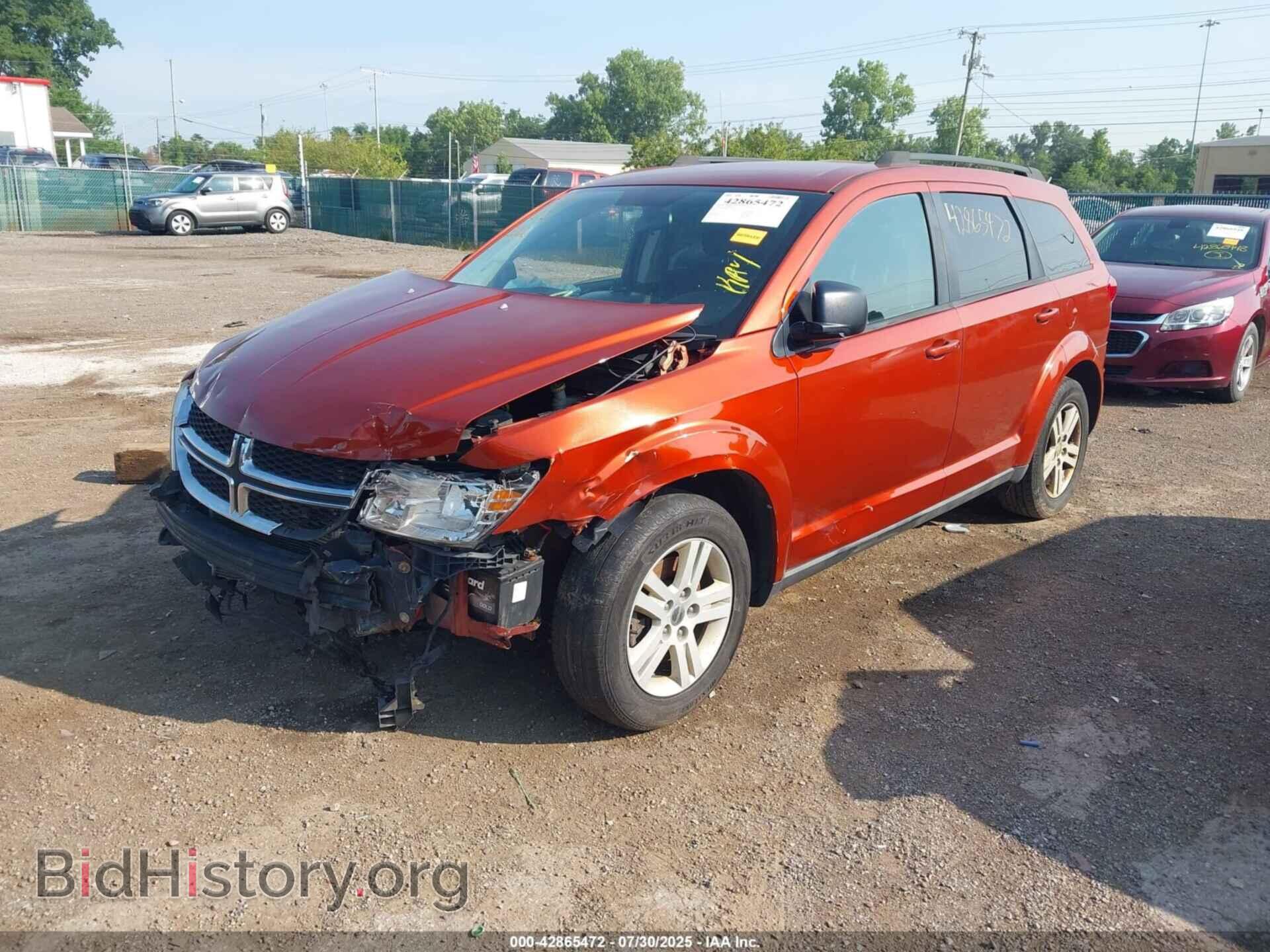 2012 DODGE JOURNEY - VIN: 3C4PDCAB8CT367983 - Фото 2