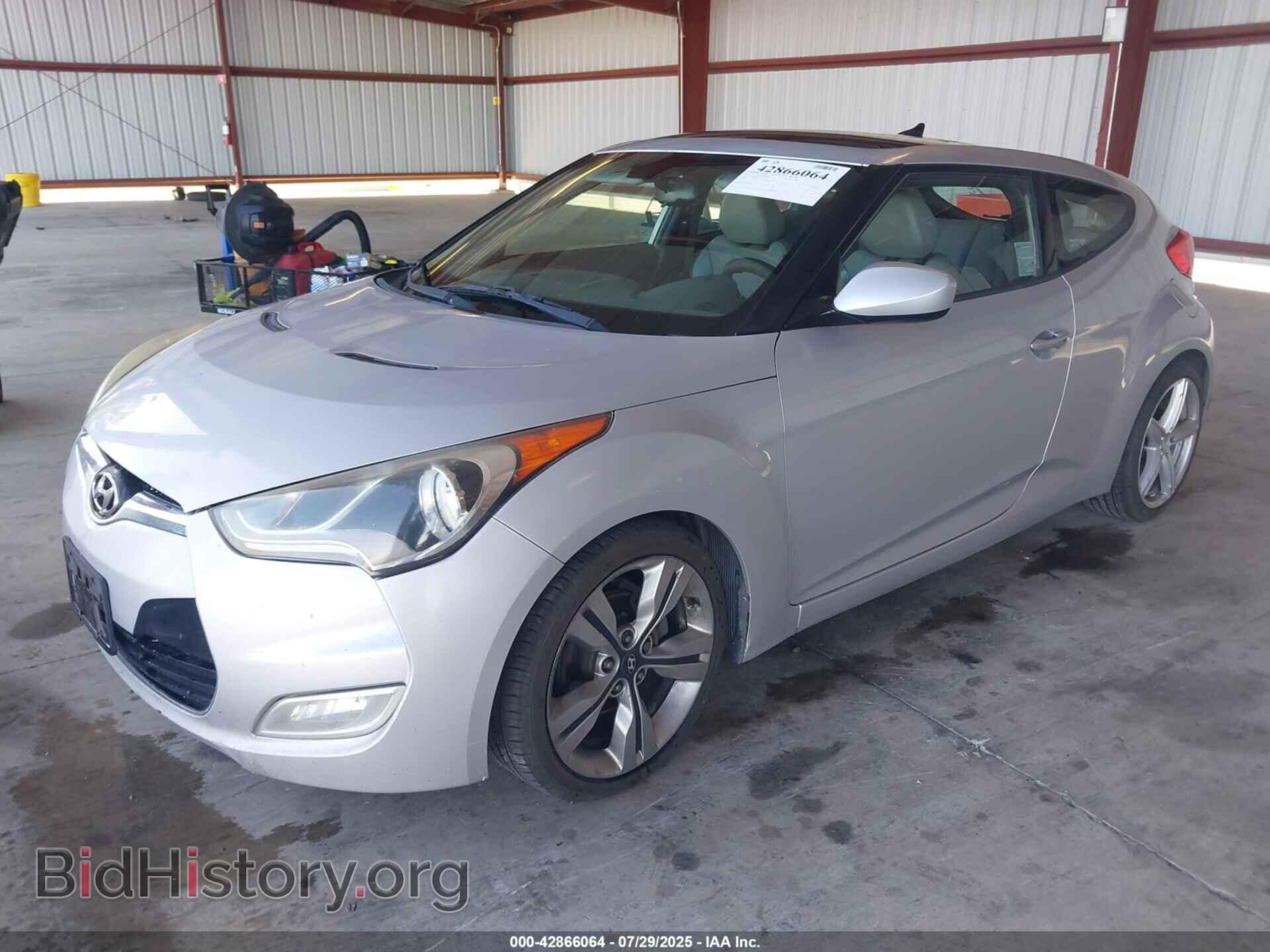 2012 HYUNDAI VELOSTER - VIN: KMHTC6AD7CU043770 - Фото 2