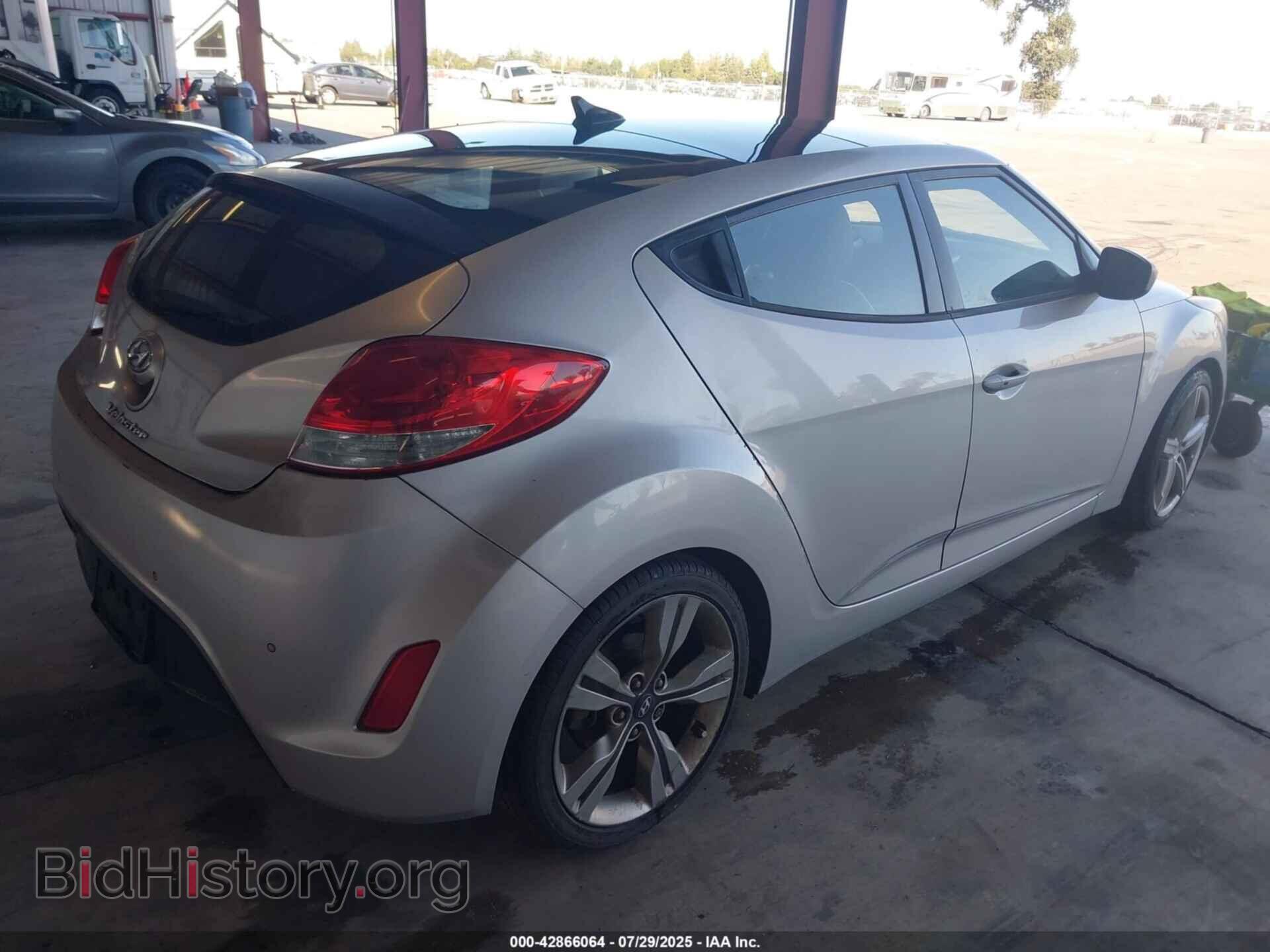 2012 HYUNDAI VELOSTER - VIN: KMHTC6AD7CU043770 - Фото 4