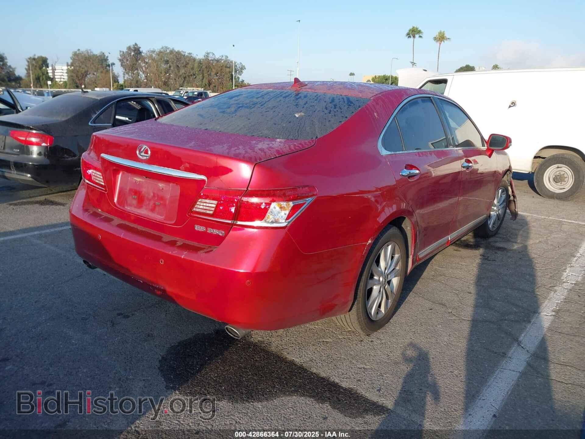 2012 LEXUS ES 350 - VIN: JTHBK1EG0C2503310 - Фото 4