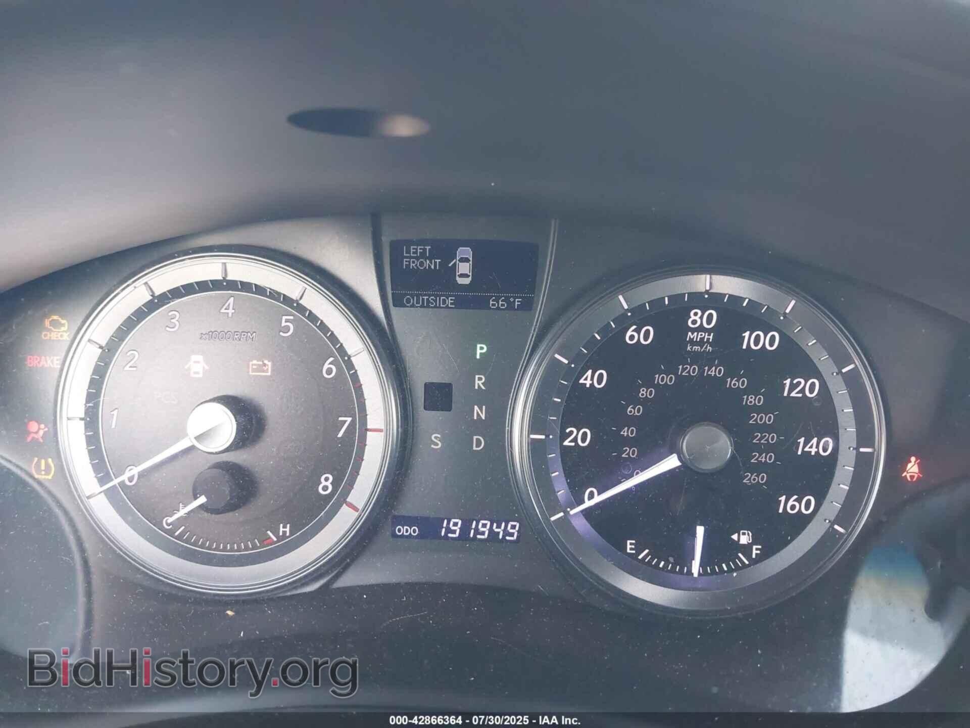 2012 LEXUS ES 350 - VIN: JTHBK1EG0C2503310 - Фото 7