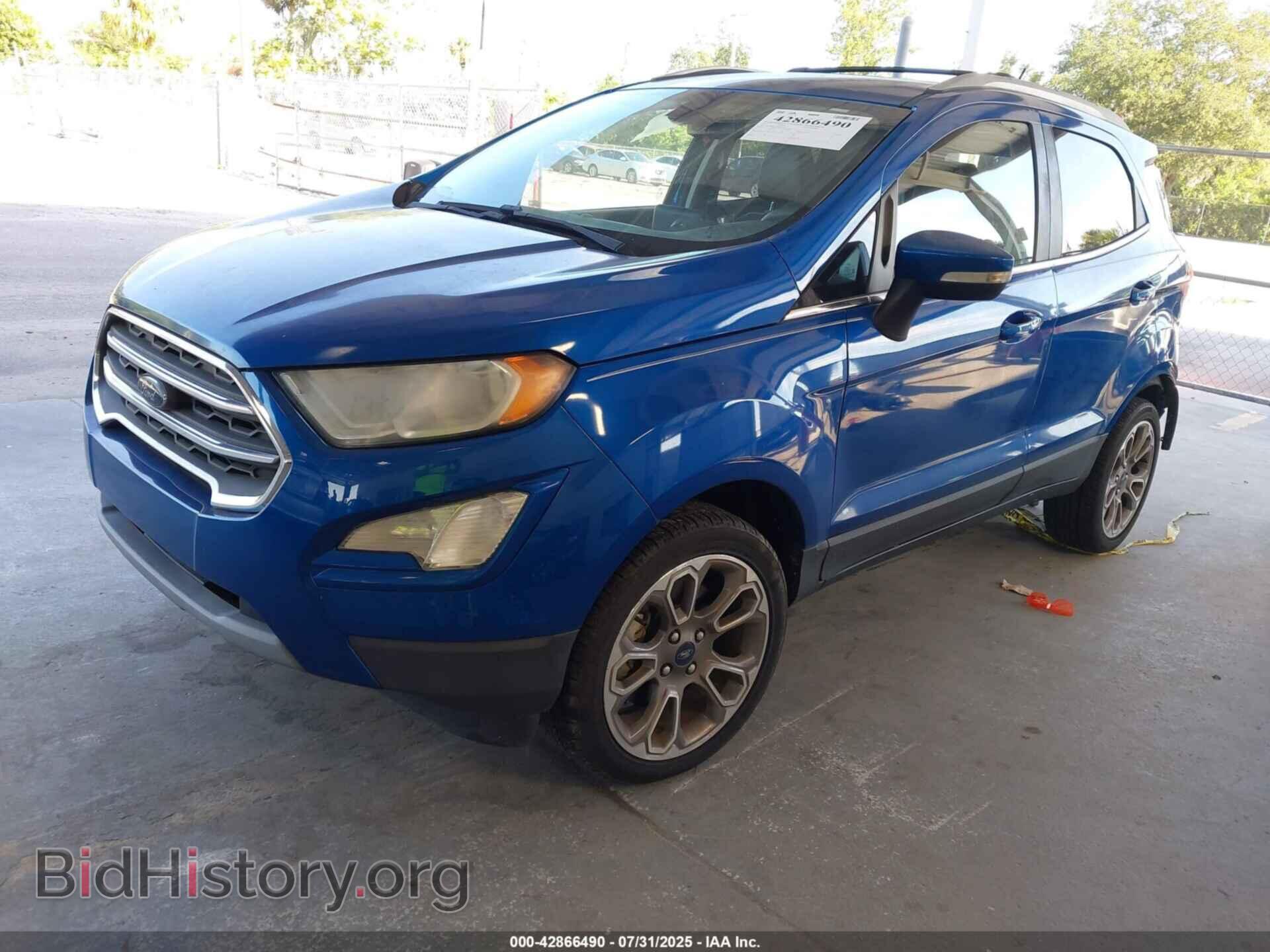 2019 FORD ECOSPORT - VIN: MAJ6S3KL2KC310901 - Фото 2
