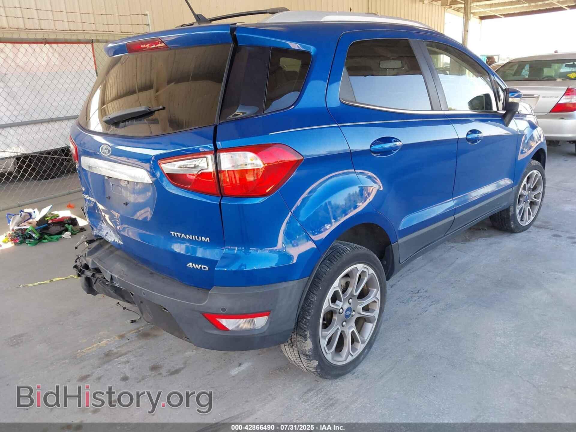 2019 FORD ECOSPORT - VIN: MAJ6S3KL2KC310901 - Фото 4