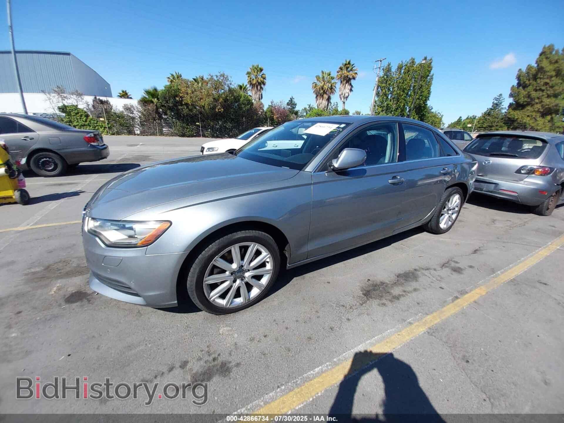2013 AUDI A6 - VIN: WAUGFAFC4DN093342 - Фото 2