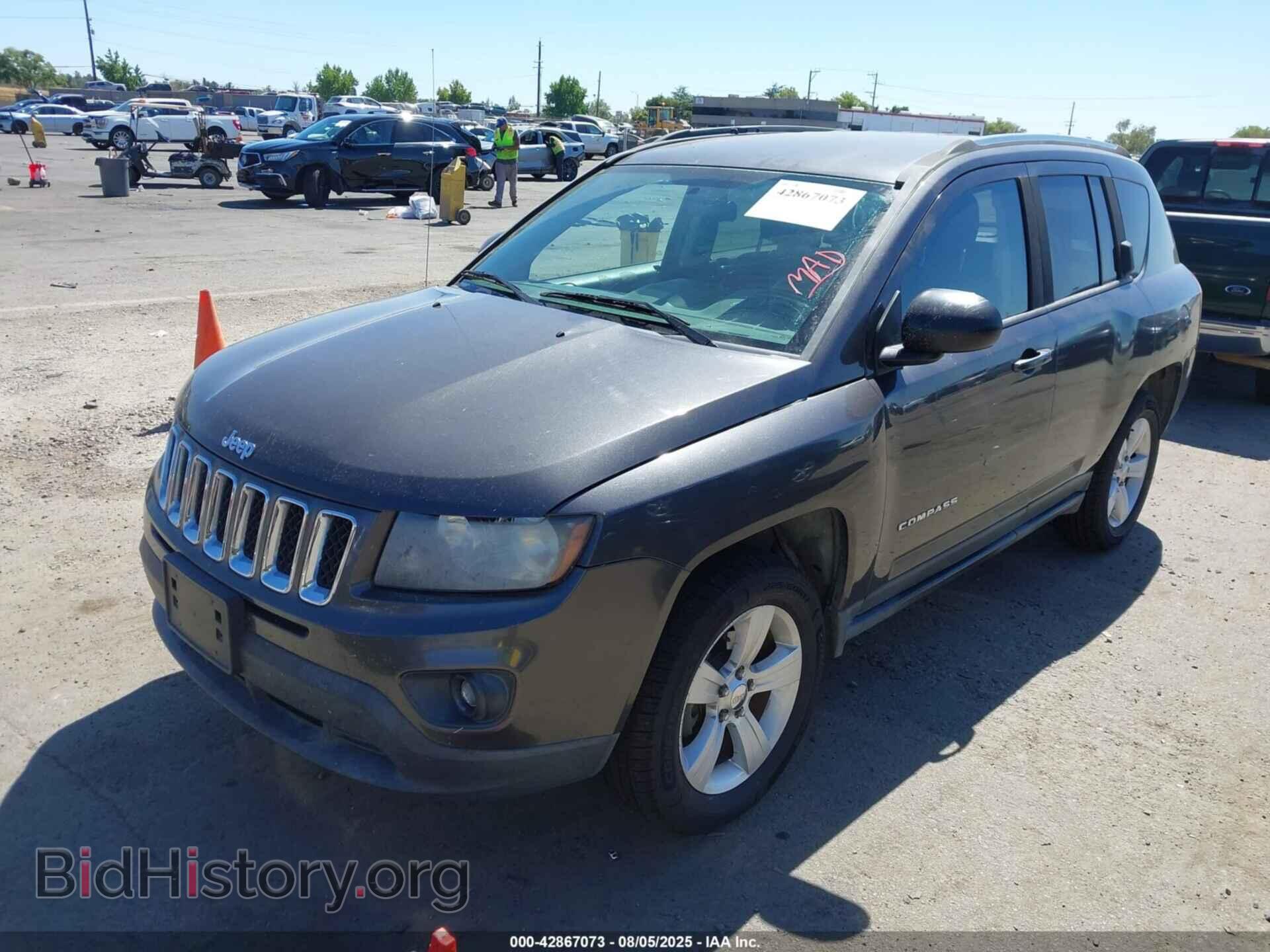 2014 JEEP COMPASS - VIN: 1C4NJDBB4ED728140 - Фото 2