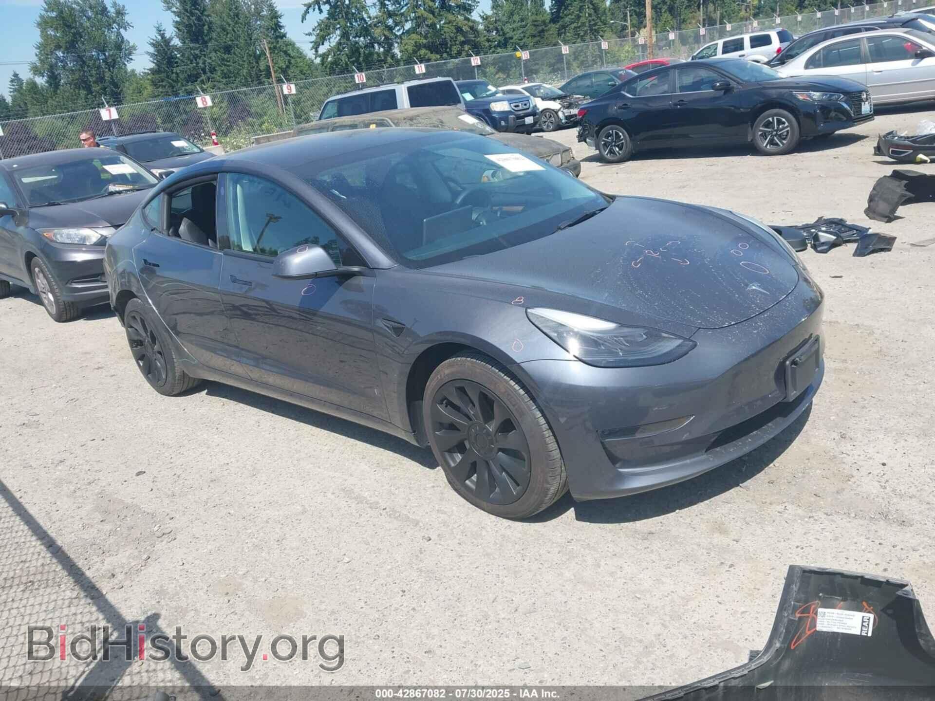 Photo 5YJ3E1EA7PF401563 - TESLA MODEL 3 2023