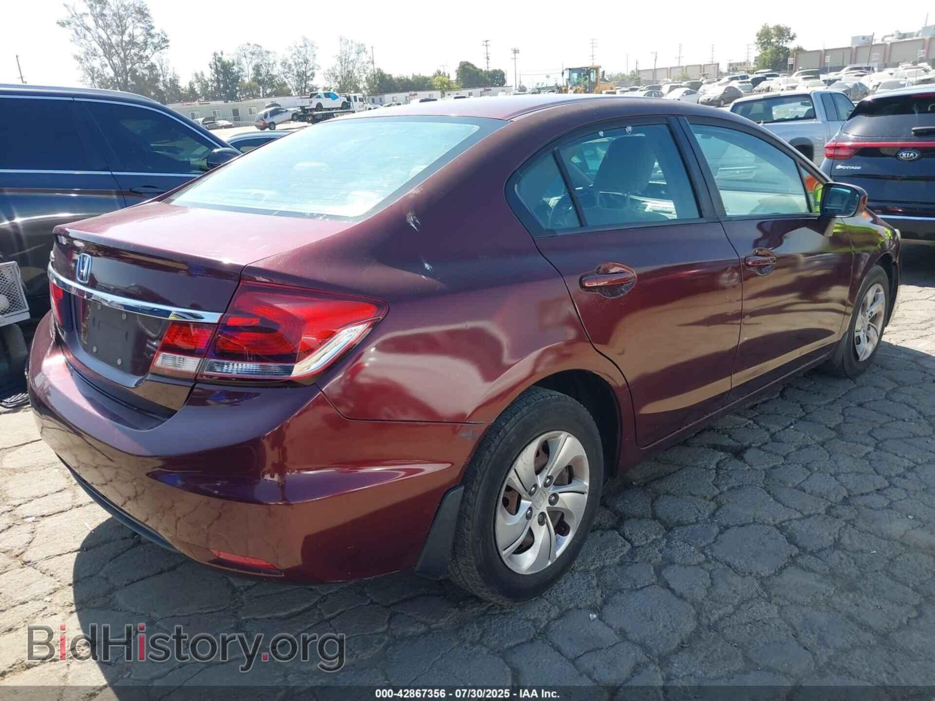 2014 HONDA CIVIC - VIN: 19XFB2F56EE249470 - Фото 4