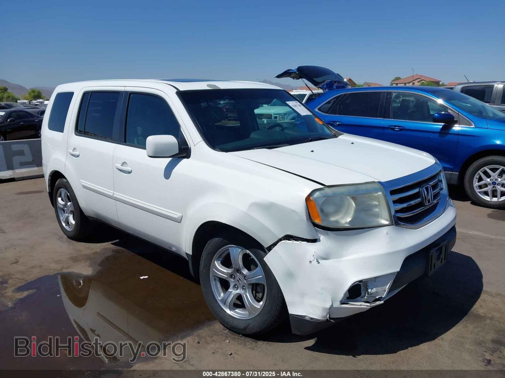 Фотография 5FNYF4H62DB053825 - HONDA PILOT 2013