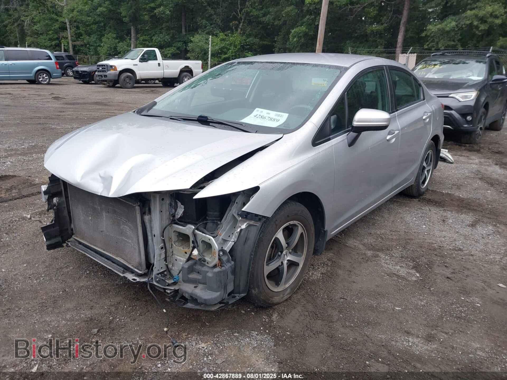 2015 HONDA CIVIC - VIN: 19XFB2F7XFE022804 - Фото 2
