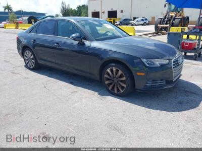 2017 Audi A4 2.0T Ultra Premium, серый — VIN WAUGMAF4XHN045803, IAAI