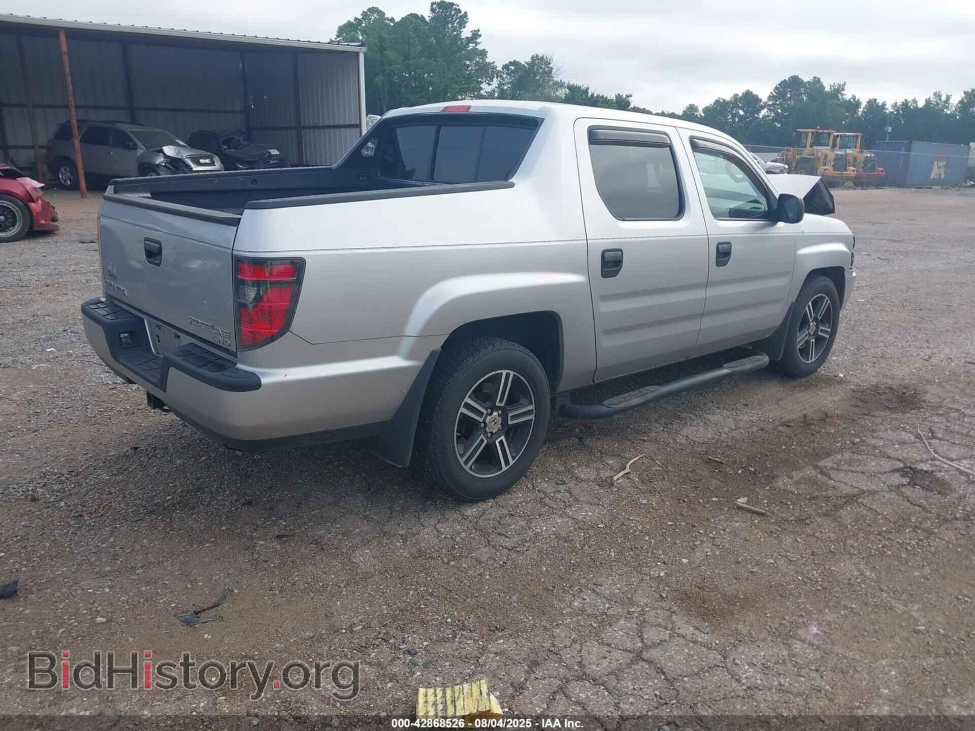 2012 HONDA RIDGELINE - VIN: 5FPYK1F79CB453957 - Фото 4