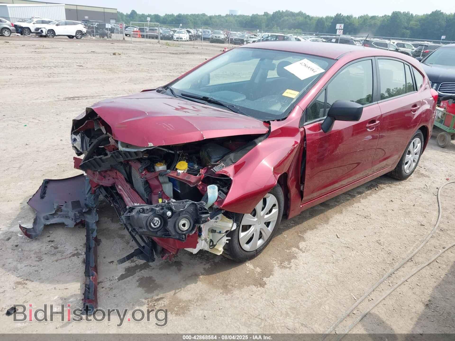 2016 SUBARU IMPREZA - VIN: JF1GPAA65G8219220 - Фото 2