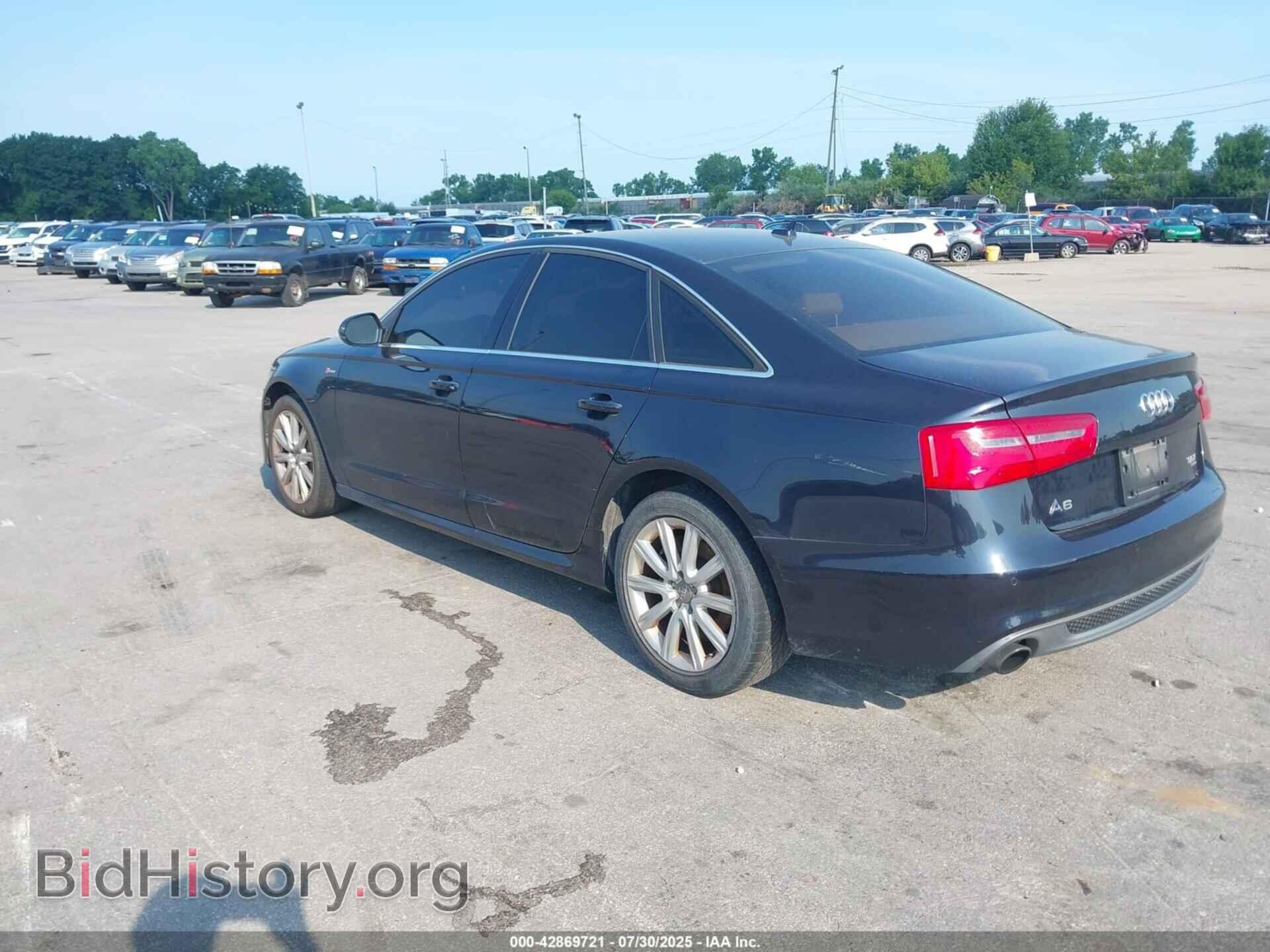 2012 AUDI A6 - VIN: WAUJGAFC8CN094995 - Фото 3