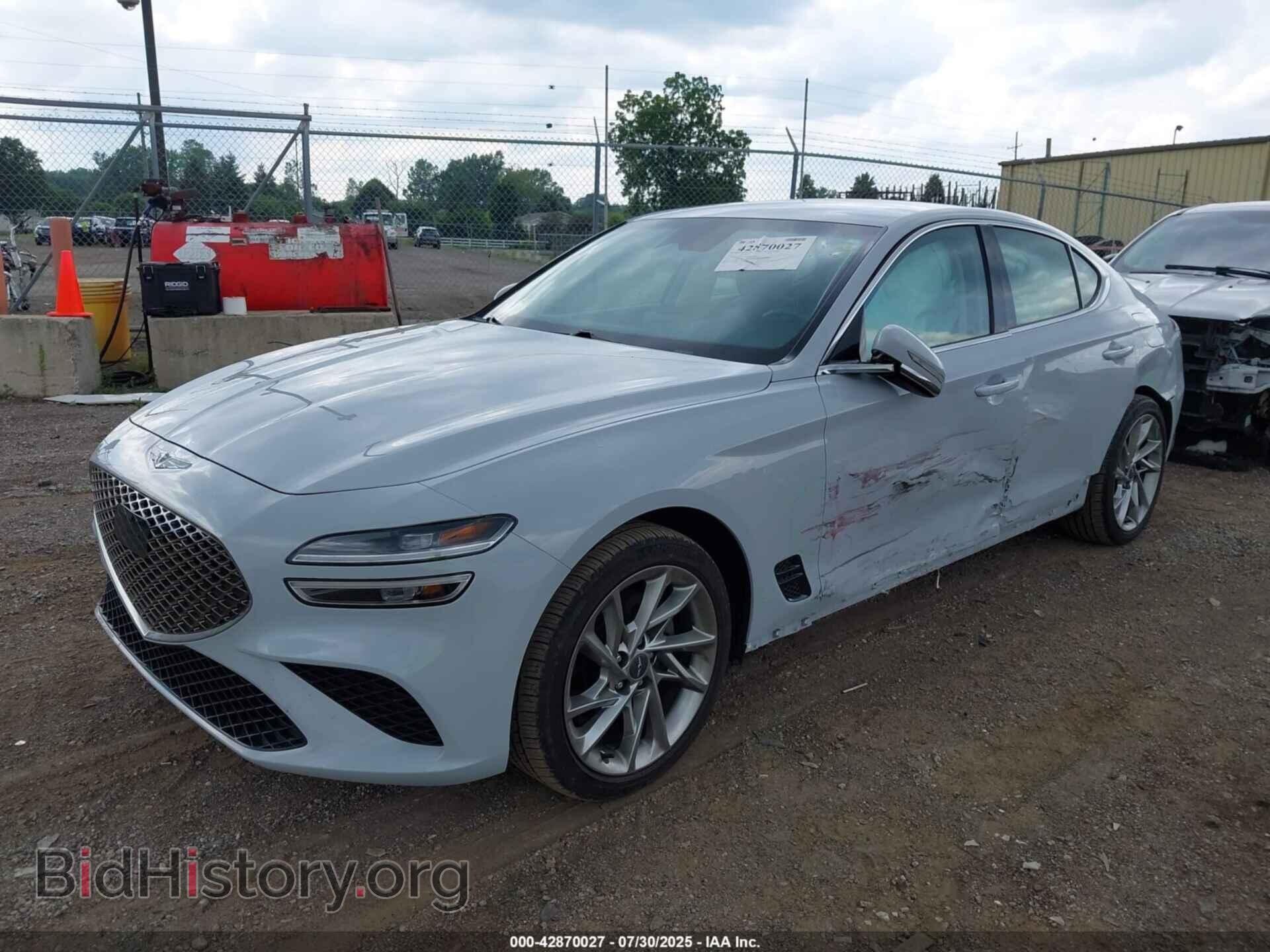 2022 GENESIS G70 - VIN: KMTG34TA4NU098307 - Фото 2