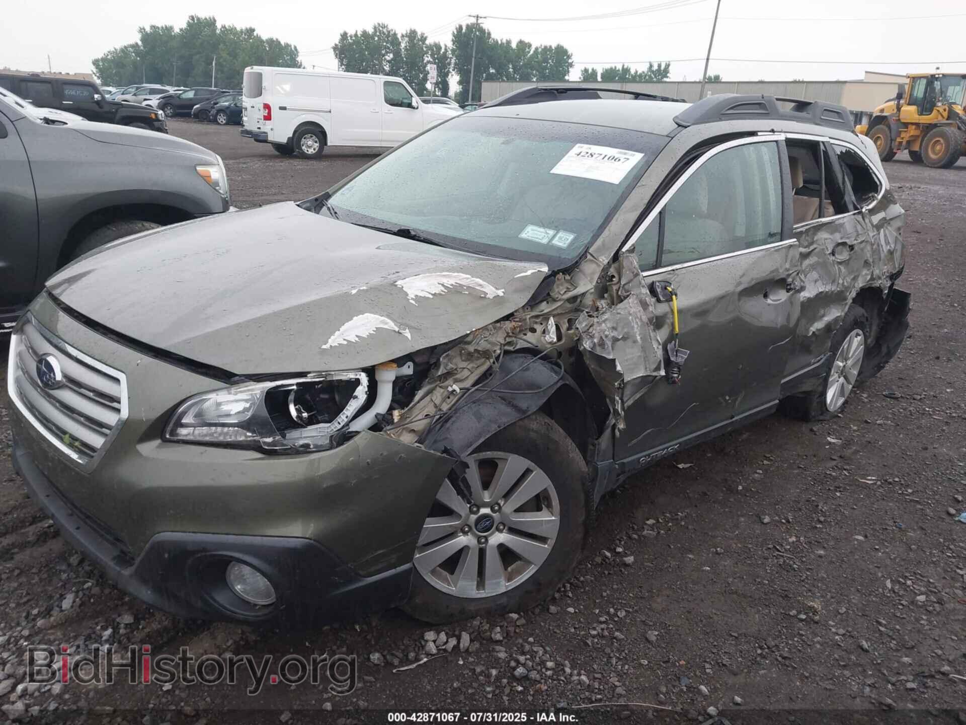2015 SUBARU OUTBACK - VIN: 4S4BSACC5F3319377 - Фото 2