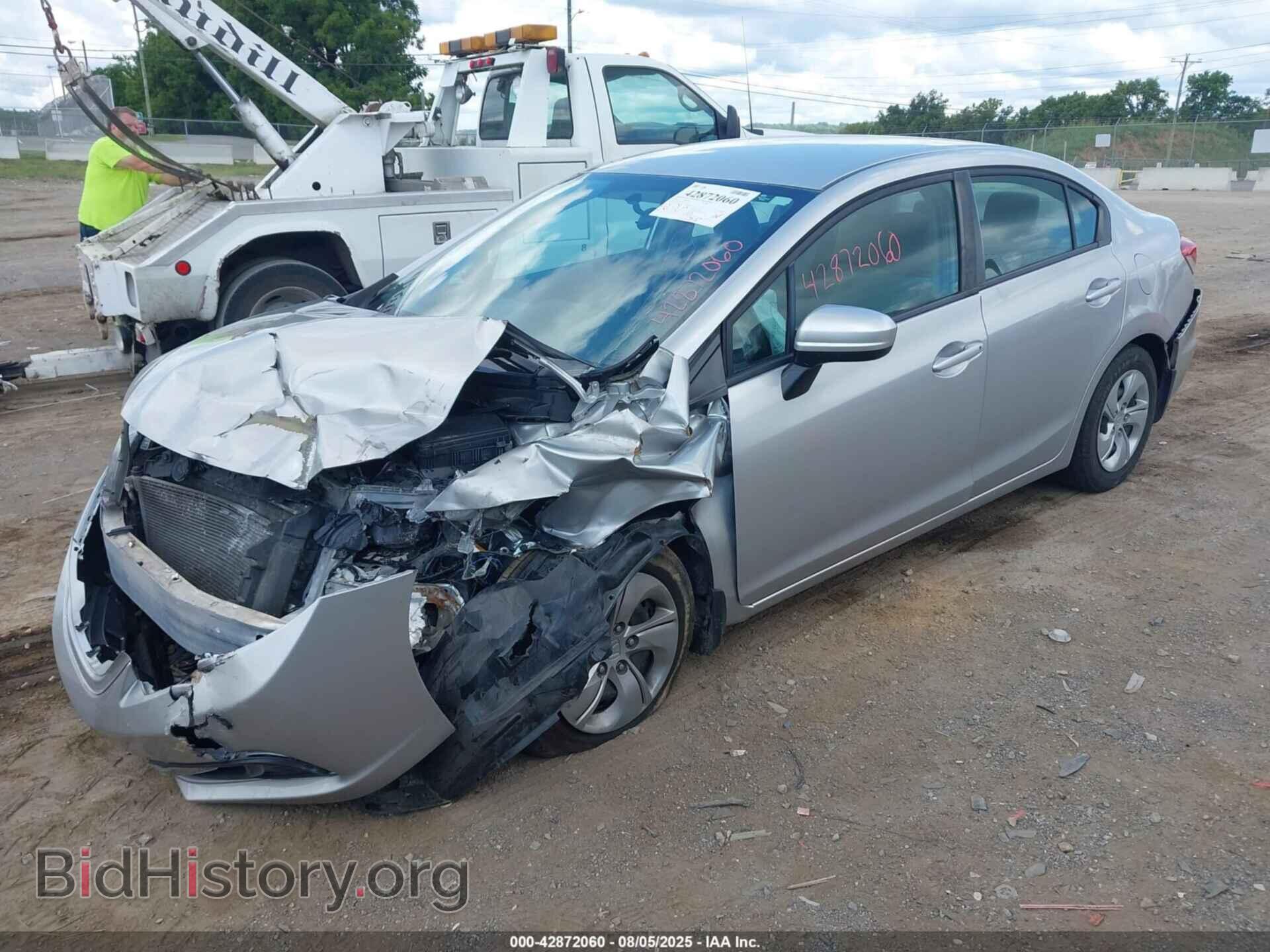 2015 HONDA CIVIC - VIN: 19XFB2F54FE046532 - Фото 2