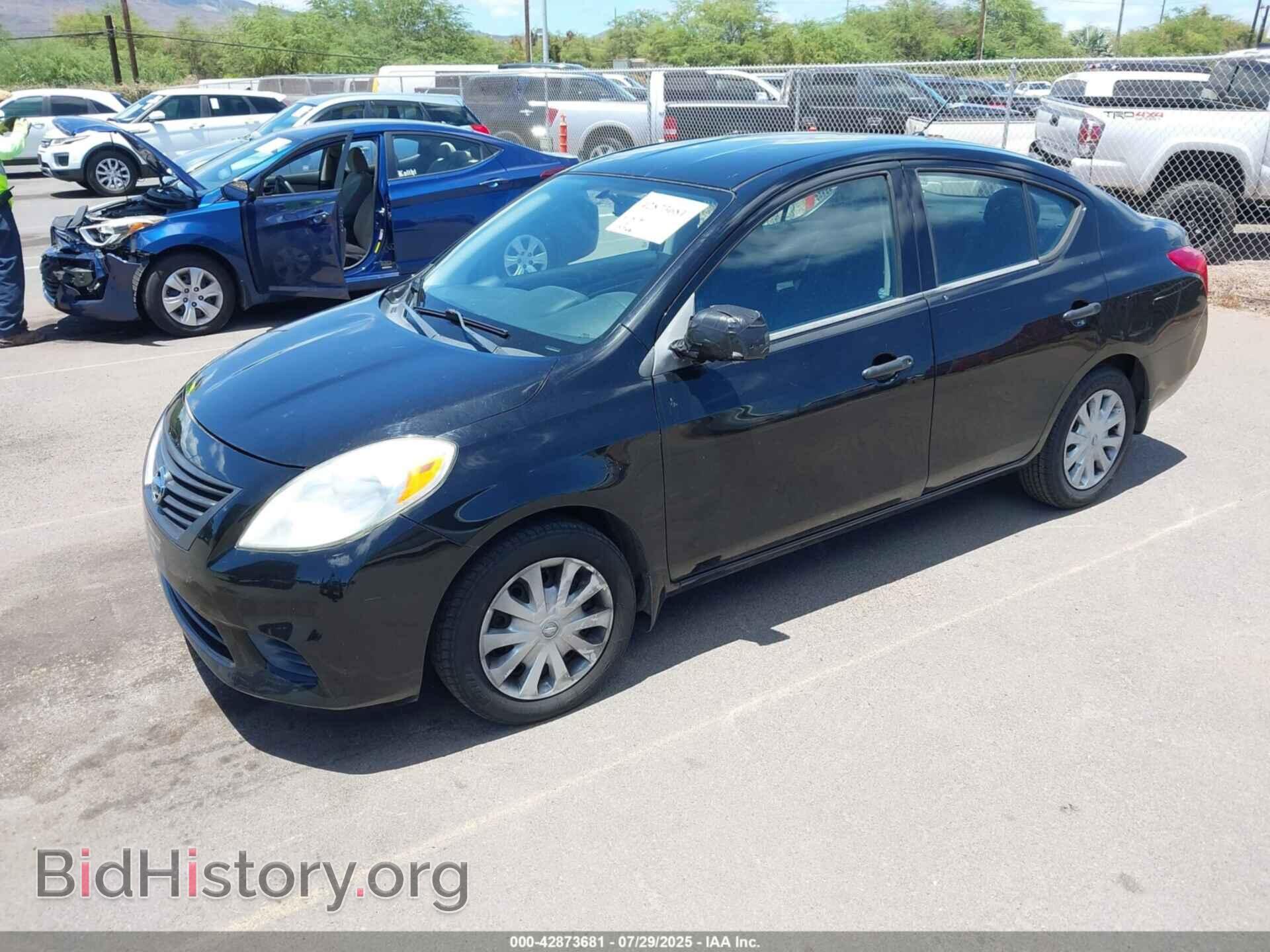 2012 NISSAN VERSA - VIN: 3N1CN7AP1CL856436 - Фото 2