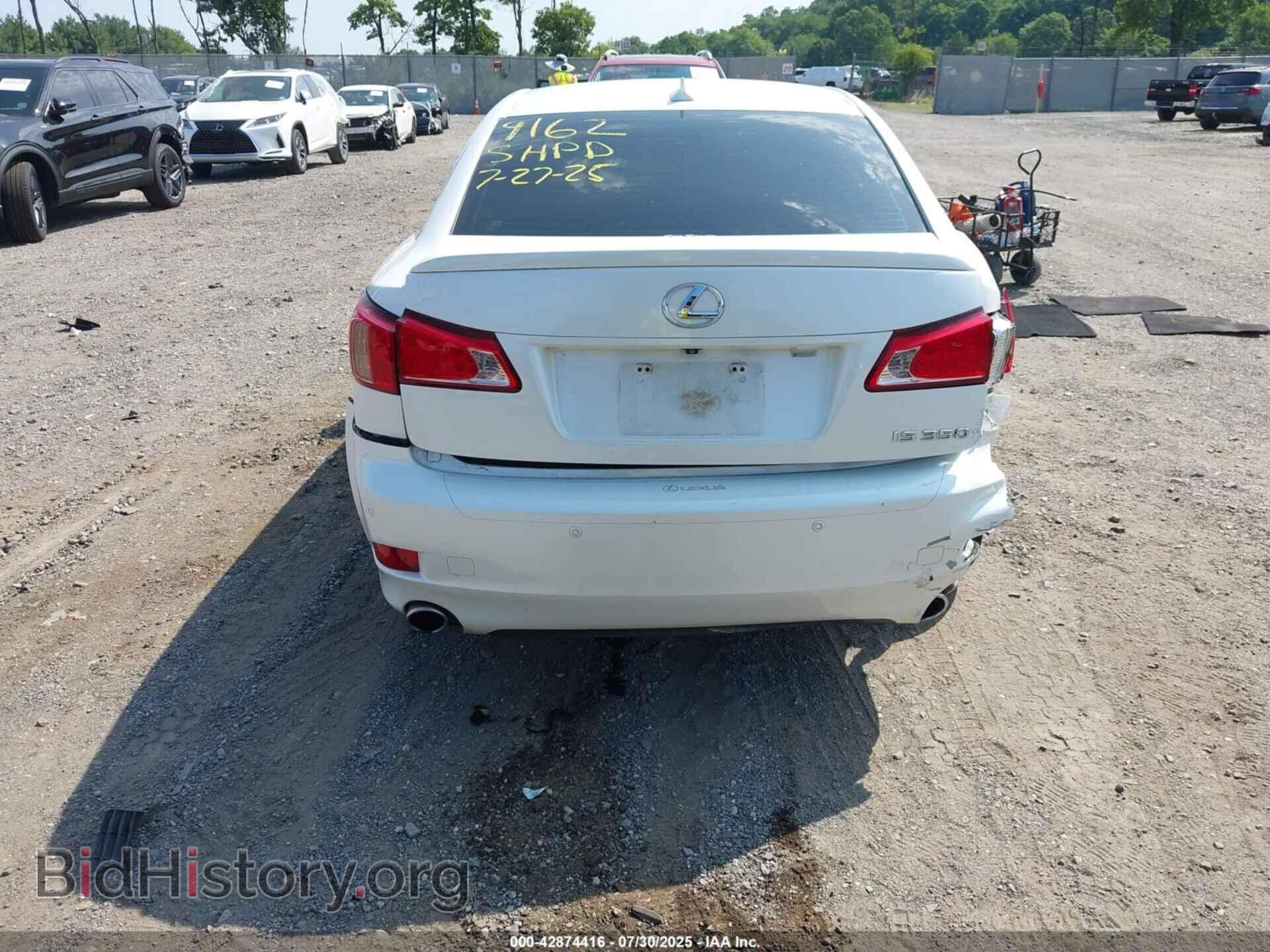 2011 LEXUS IS 350 - VIN: JTHBE5C24B5027226 - Фото 6