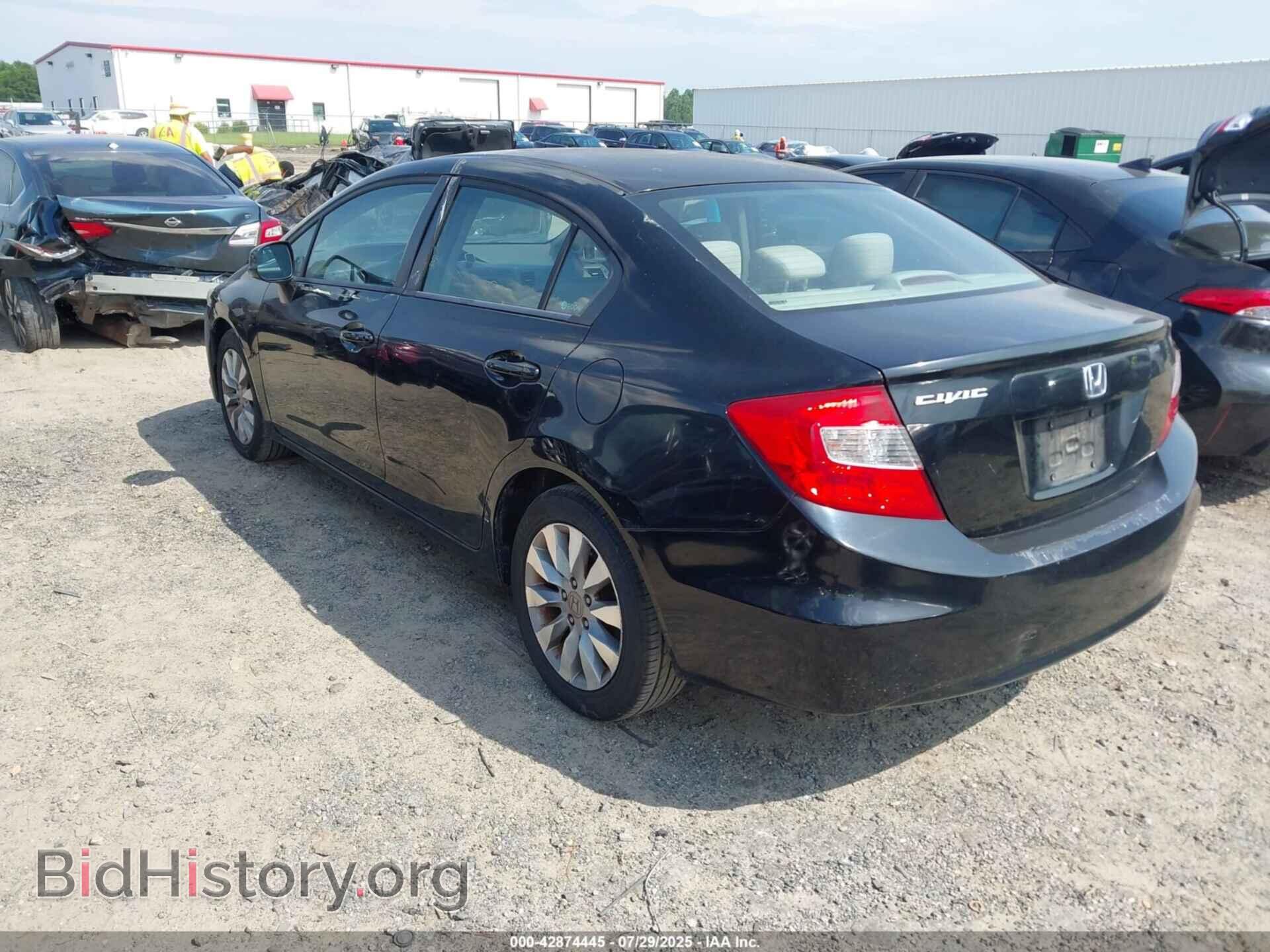 2012 HONDA CIVIC - VIN: 2HGFB2F87CH334329 - Фото 3