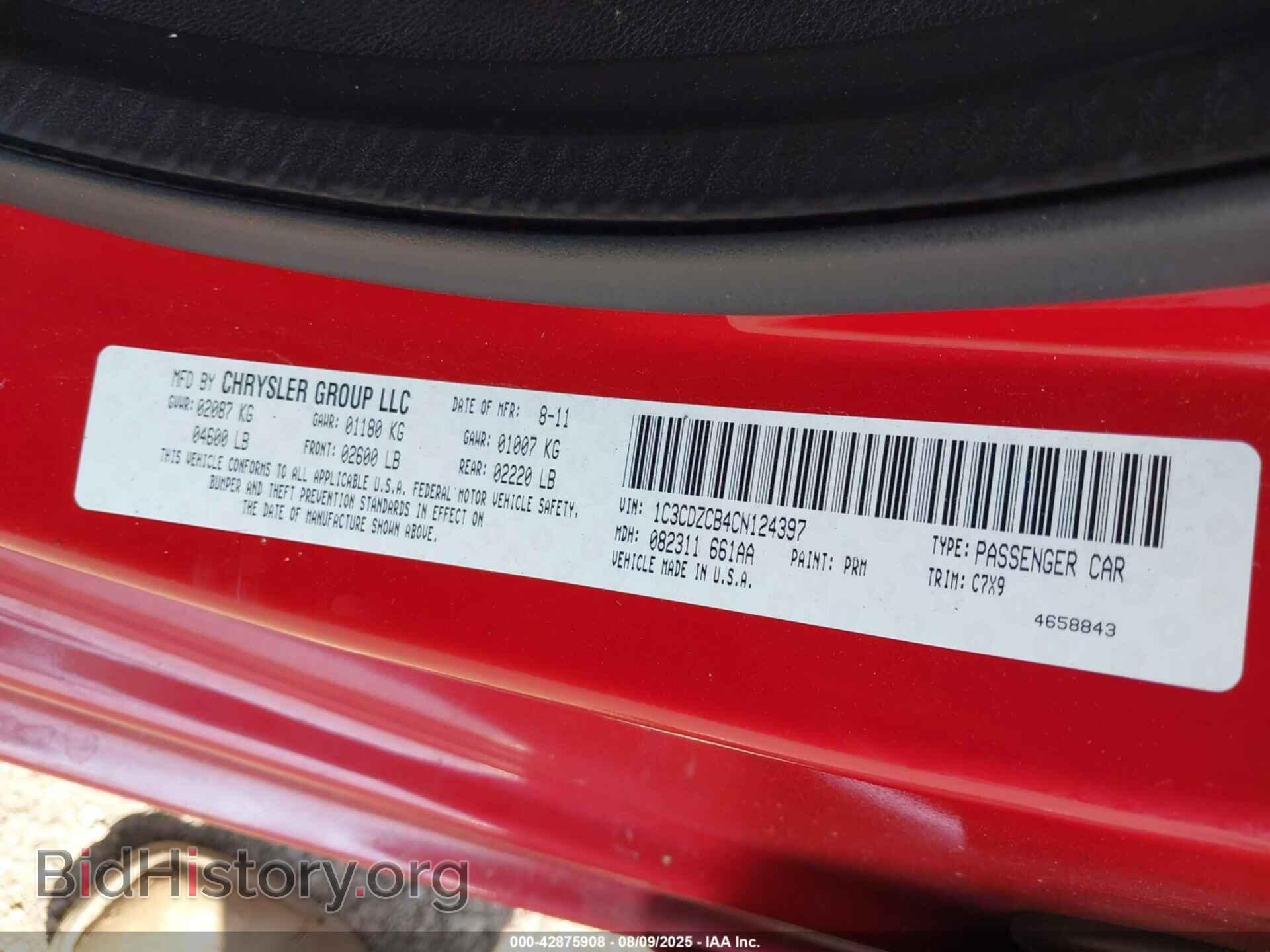 2012 DODGE AVENGER - VIN: 1C3CDZCB4CN124397 - Photo 9