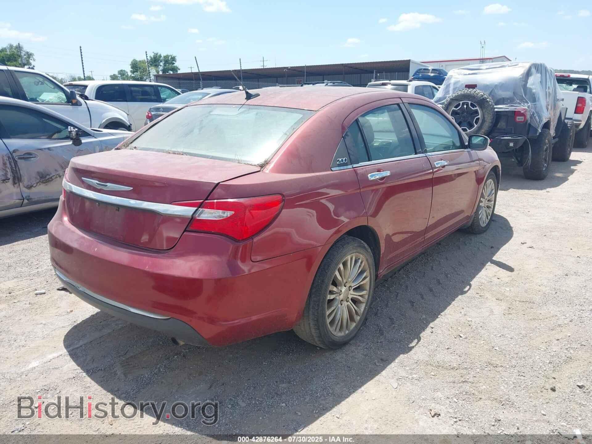 2012 CHRYSLER 200 - VIN: 1C3CCBCB3CN302388 - Фото 4