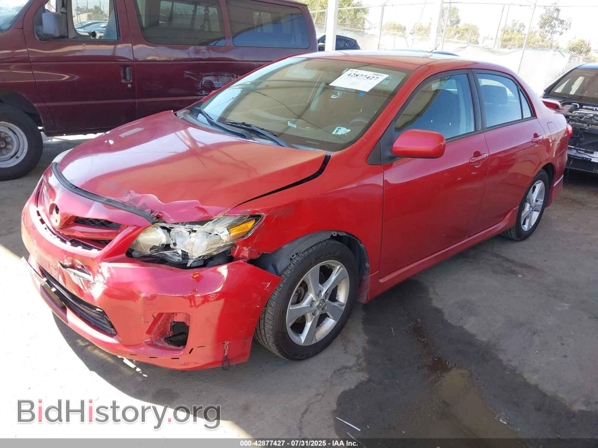 2012 TOYOTA COROLLA - VIN: 5YFBU4EE6CP025195 - Фото 2