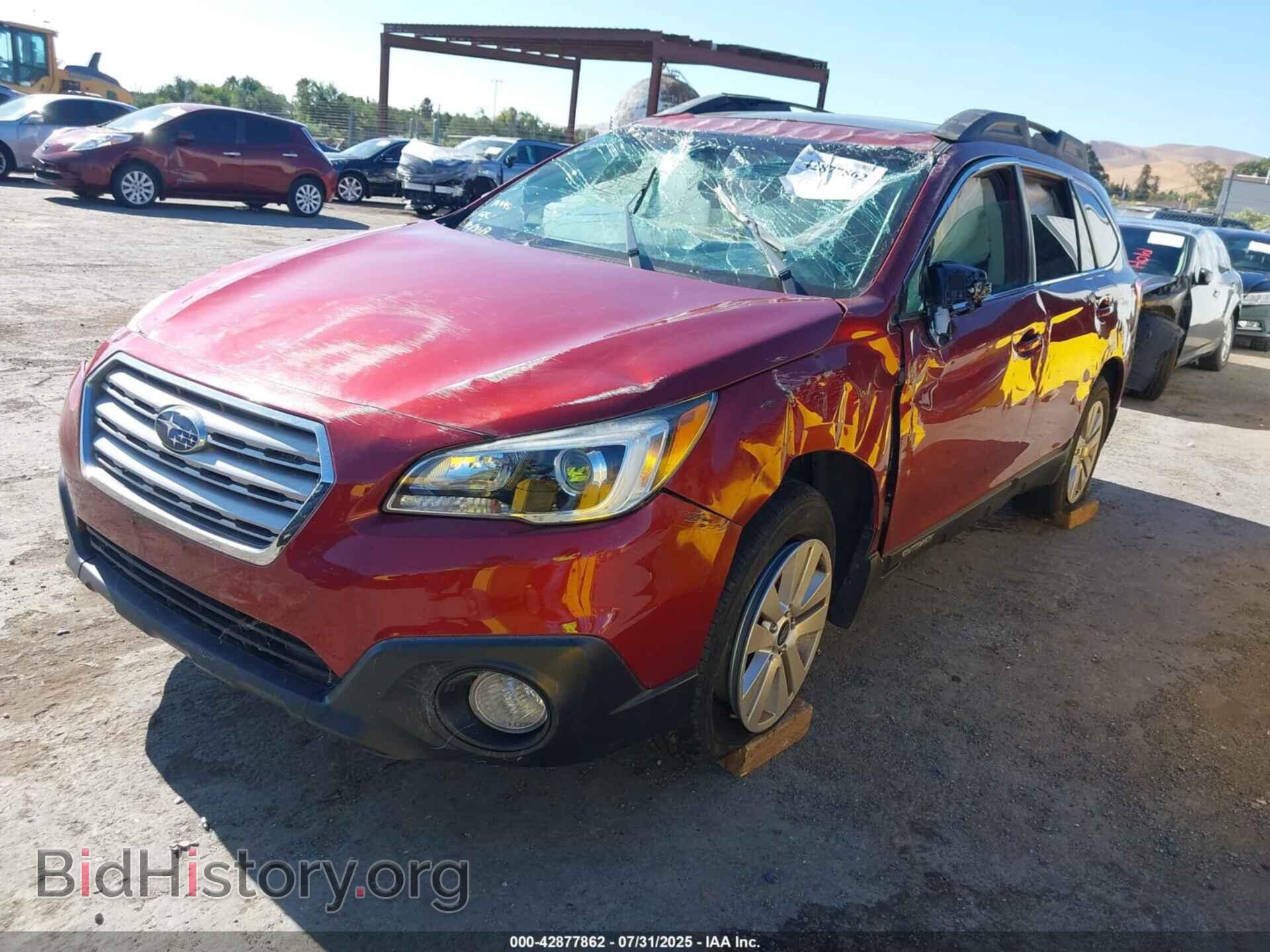 2017 SUBARU OUTBACK - VIN: 4S4BSAHC0H3203077 - Фото 2