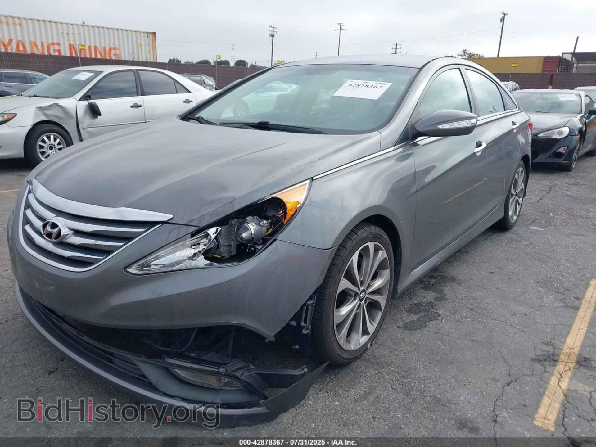 2014 HYUNDAI SONATA - VIN: 5NPEC4AC3EH825716 - Фото 2