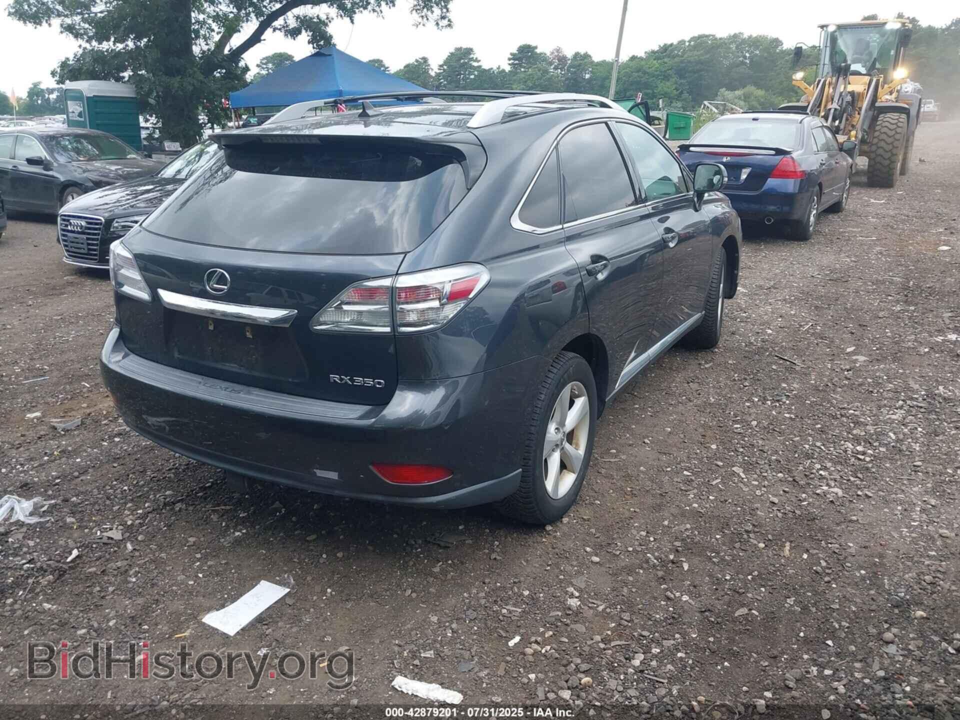 2011 LEXUS RX 350 - VIN: 2T2BK1BA8BC120759 - Фото 4